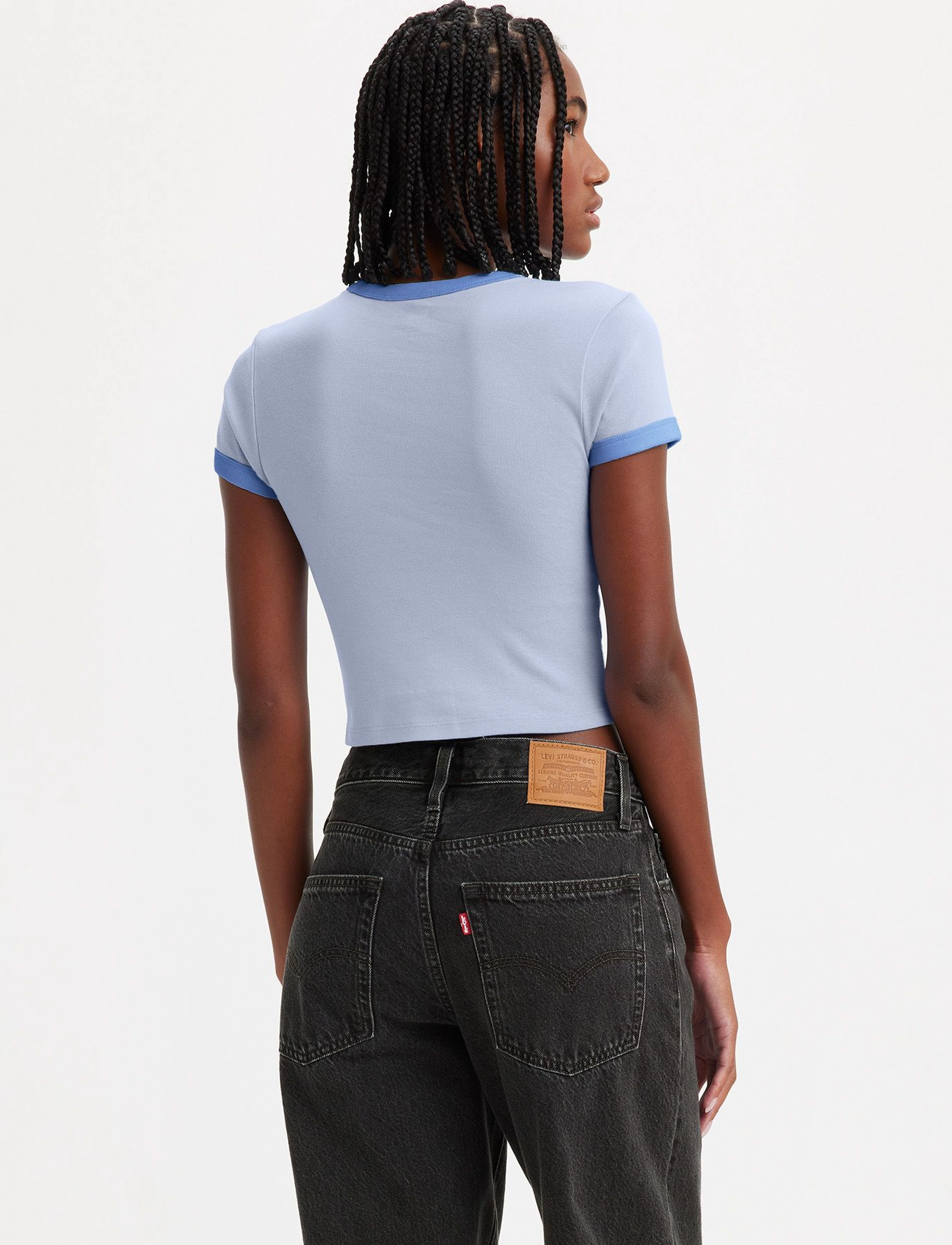 Levi's® - GRAPHIC RINGER MINI TEE MINI B - blues - 3