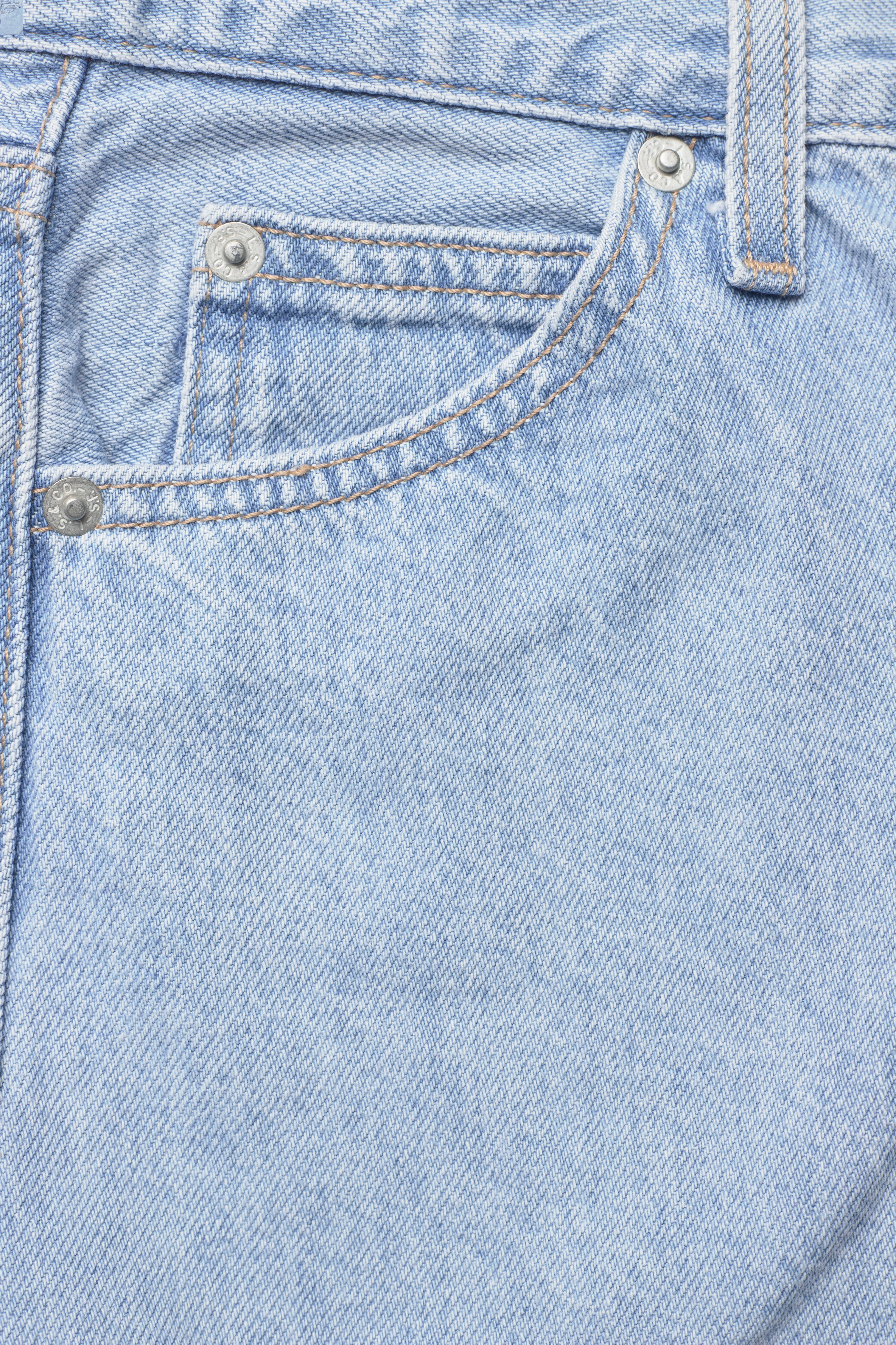 Levi's® - BUTTONFRONT SKIRT Z2035 LIGHT - light indigo - flat finis - 3