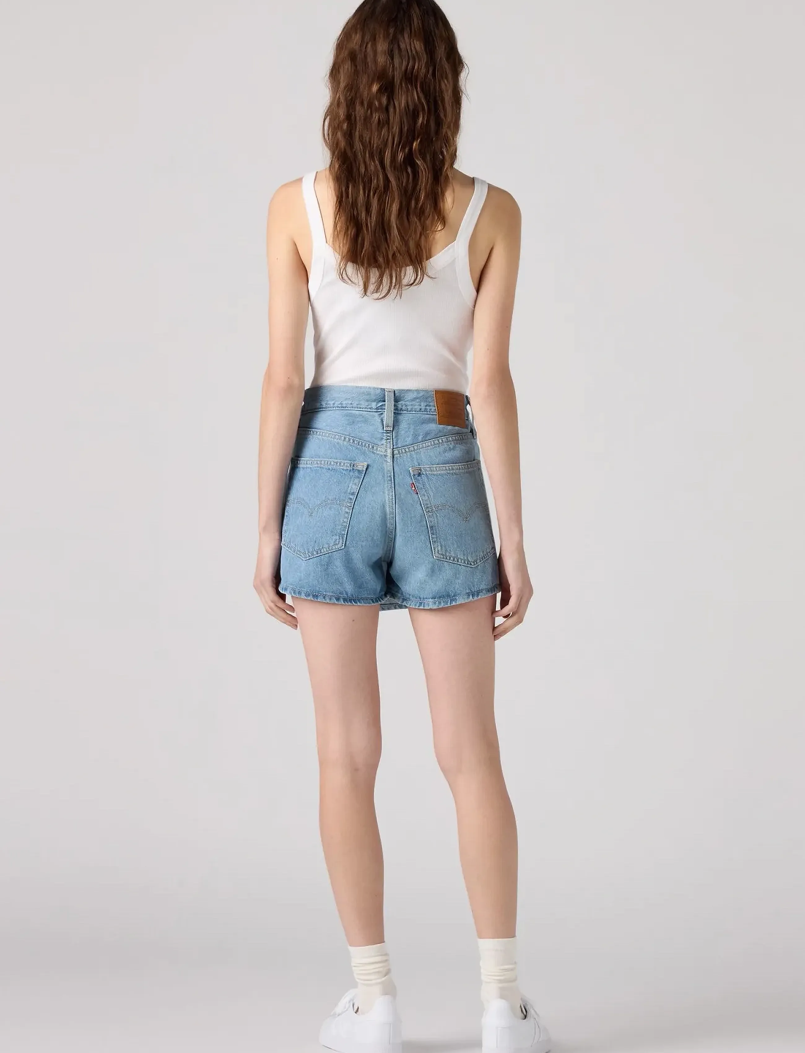 Levi's® - SKORT LIGHT INDIGO - FLAT FINISH - jorts - light indigo - flat finis - 4