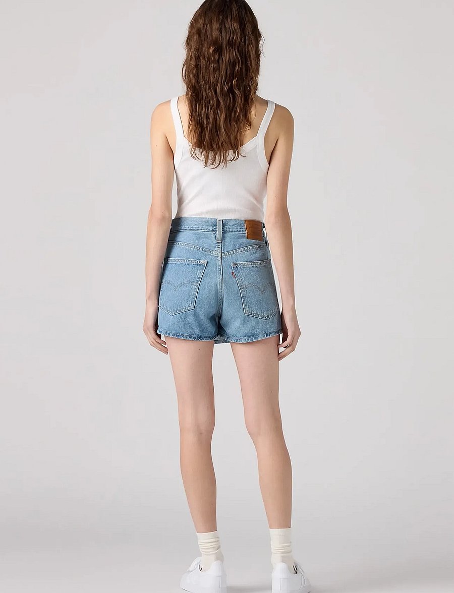 Levi's® - SKORT LIGHT INDIGO - FLAT FINISH - jeansshorts - light indigo - flat finis - 4