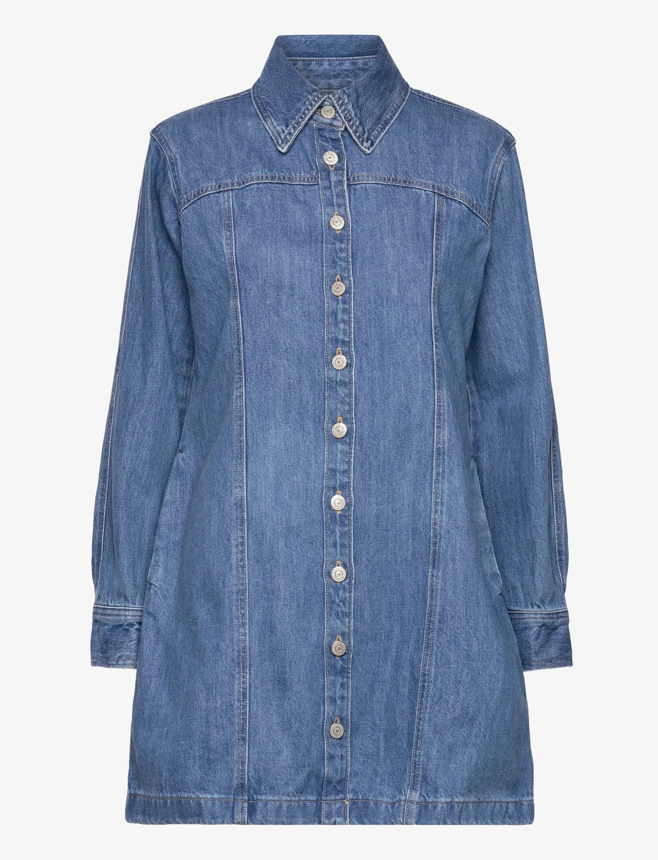 LEVI´S Women - SHAY DENIM DRESS OLD 517 BLUE - denim dresses - light indigo - worn in - 0