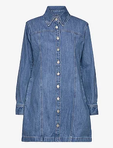 SHAY DENIM DRESS OLD 517 BLUE, LEVI´S Women