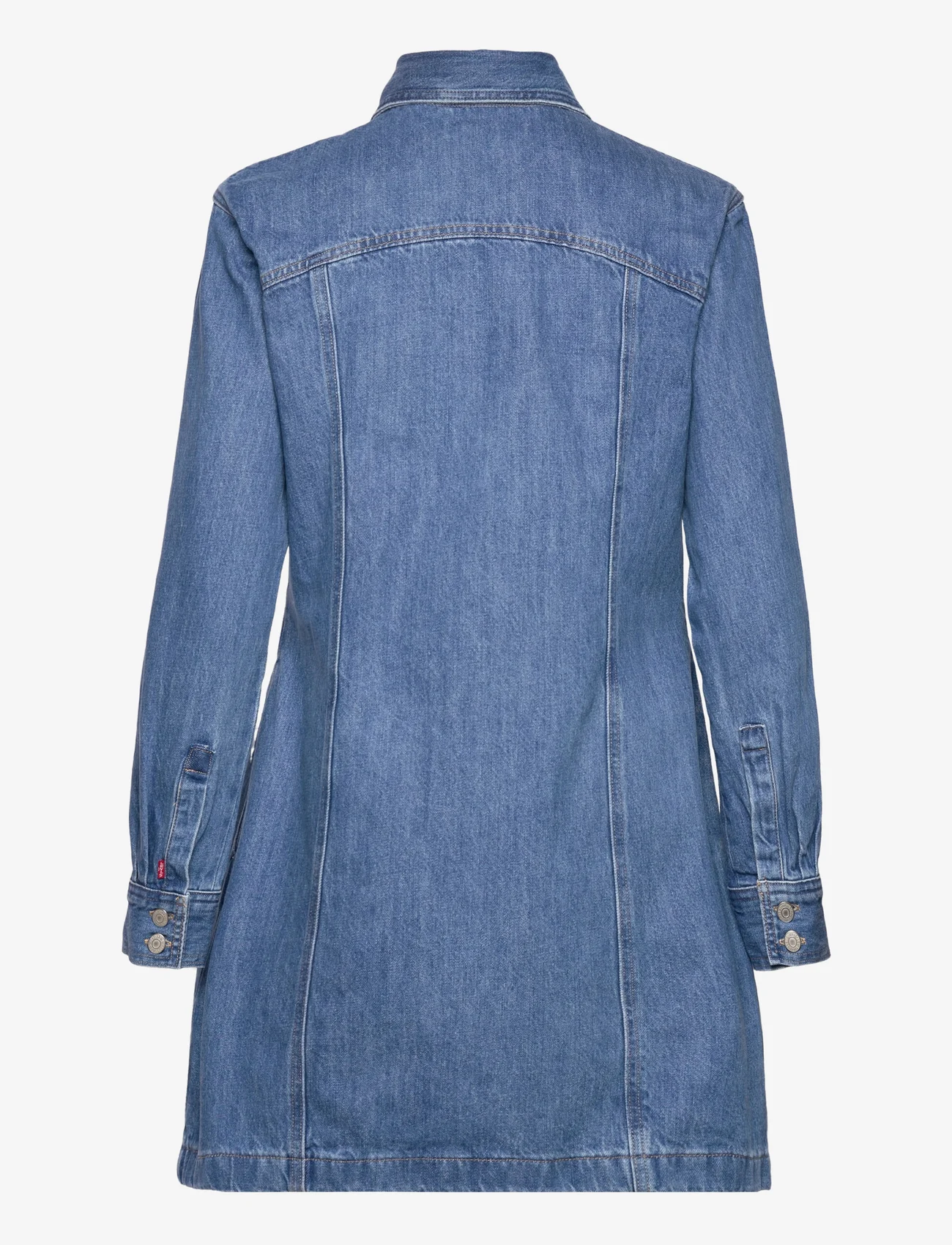 LEVI´S Women - SHAY DENIM DRESS OLD 517 BLUE - cowboykjoler - light indigo - worn in - 1