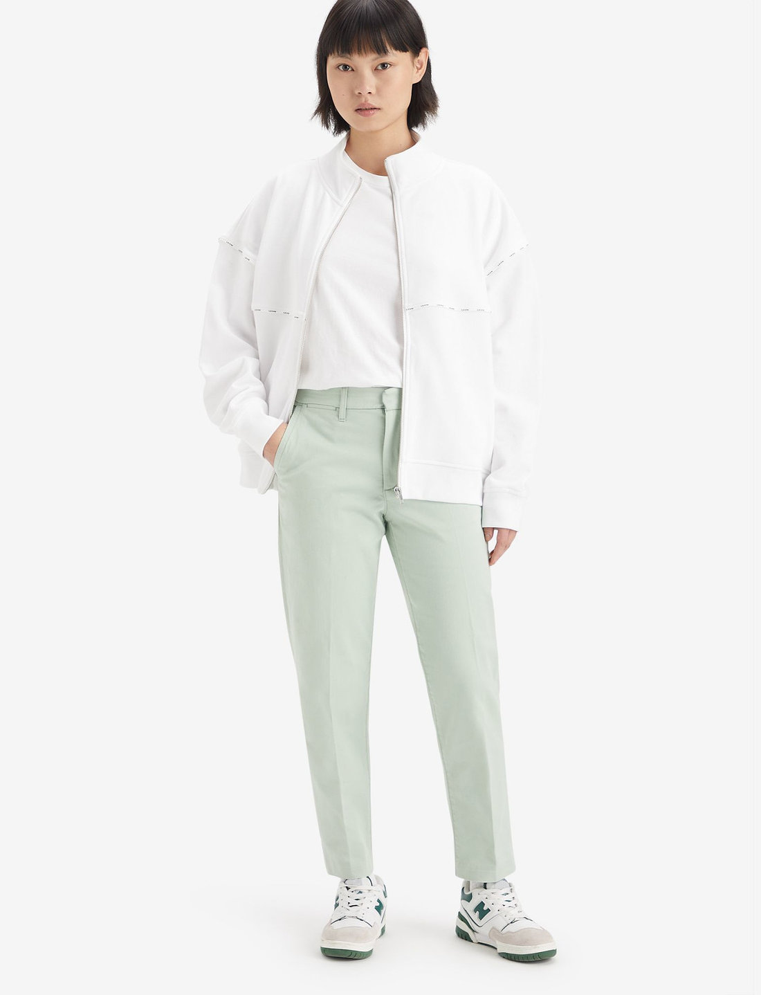 LEVI S Women Essential Chino Sea Foam Twill Chinos Boozt