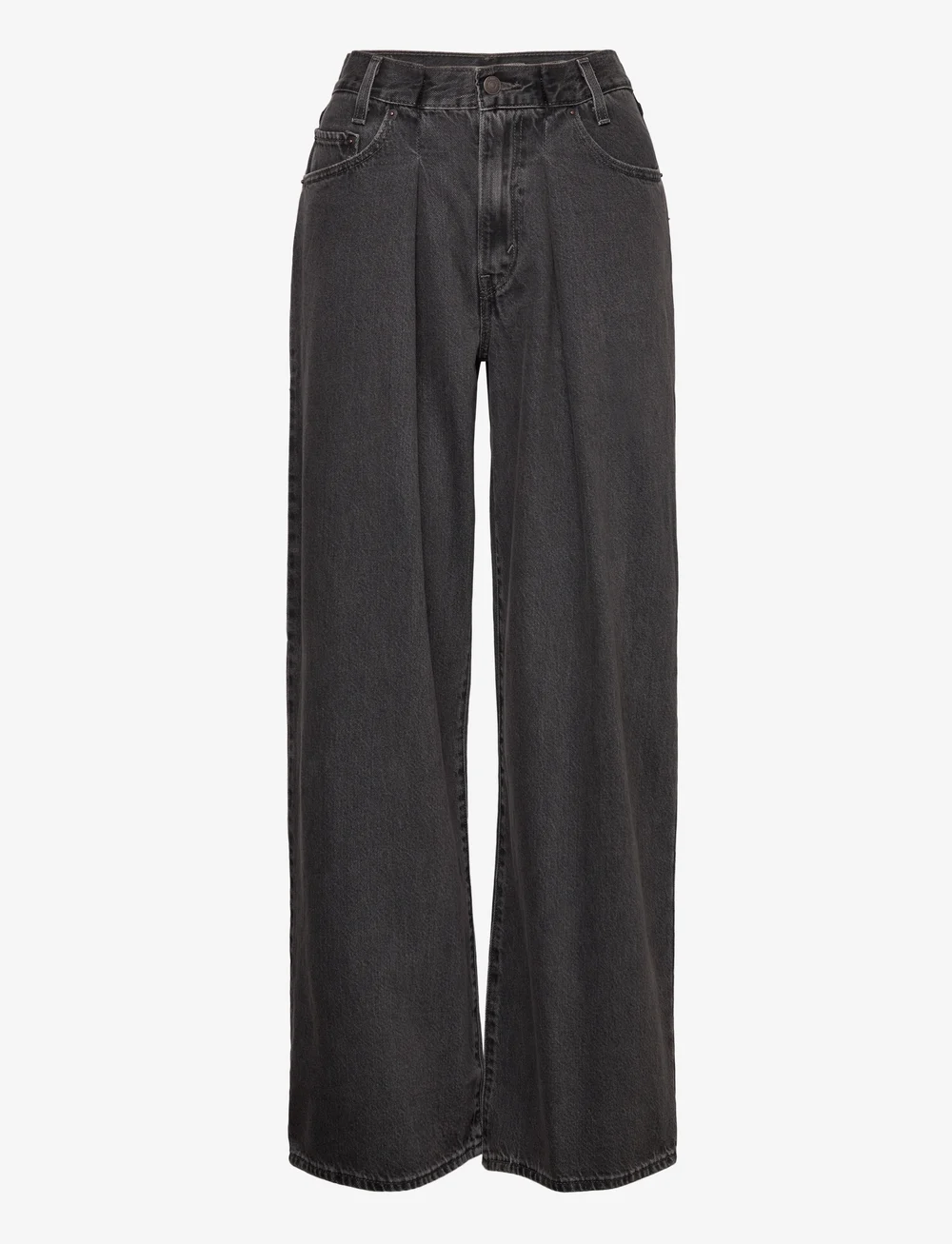Levi's wide leg pleated jeans sales
