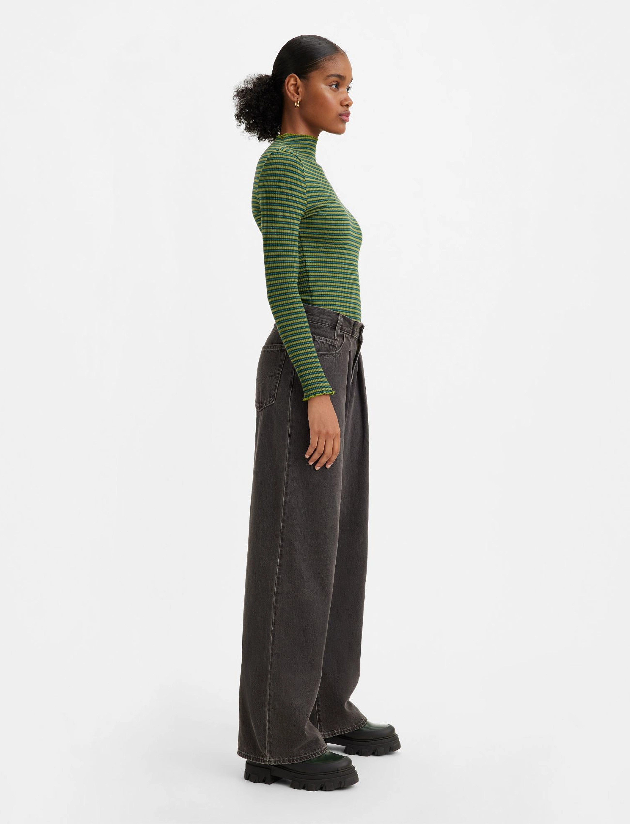 Levi's® - FOLDED PLEATED BAGGY LOSE CONT - blacks - 5