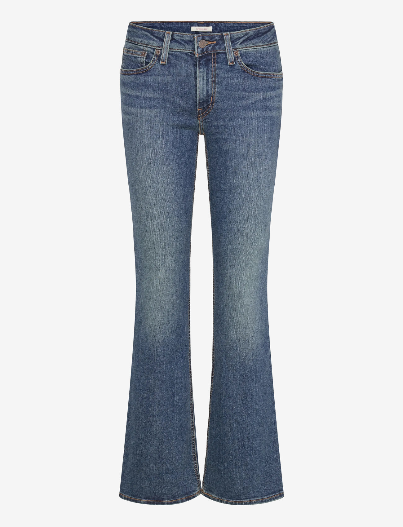 Levi's® - SUPERLOW BOOT SHOW ON THE ROAD - dark indigo - worn in - 1