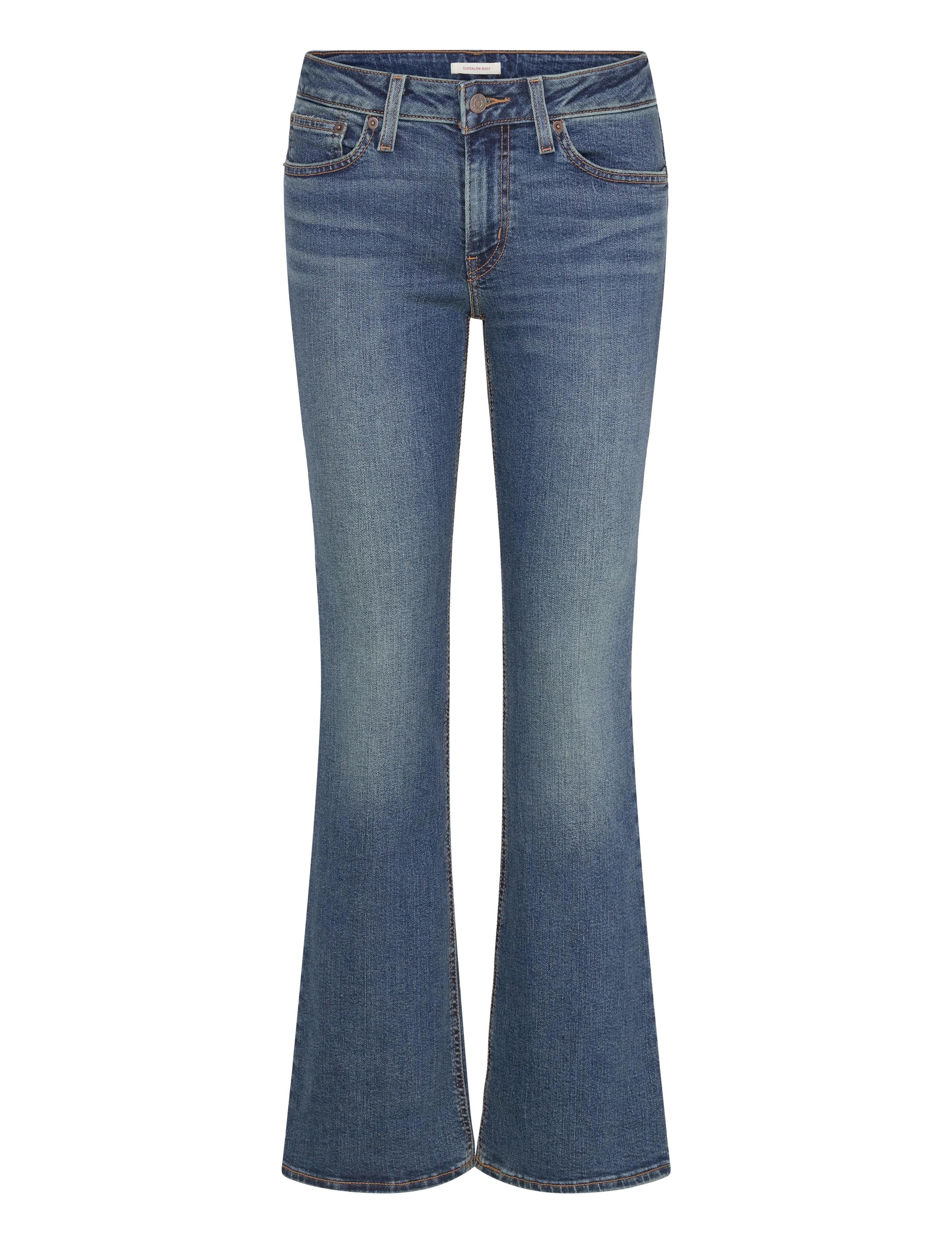Levi's® - SUPERLOW BOOT SHOW ON THE ROAD - dark indigo - worn in - 1