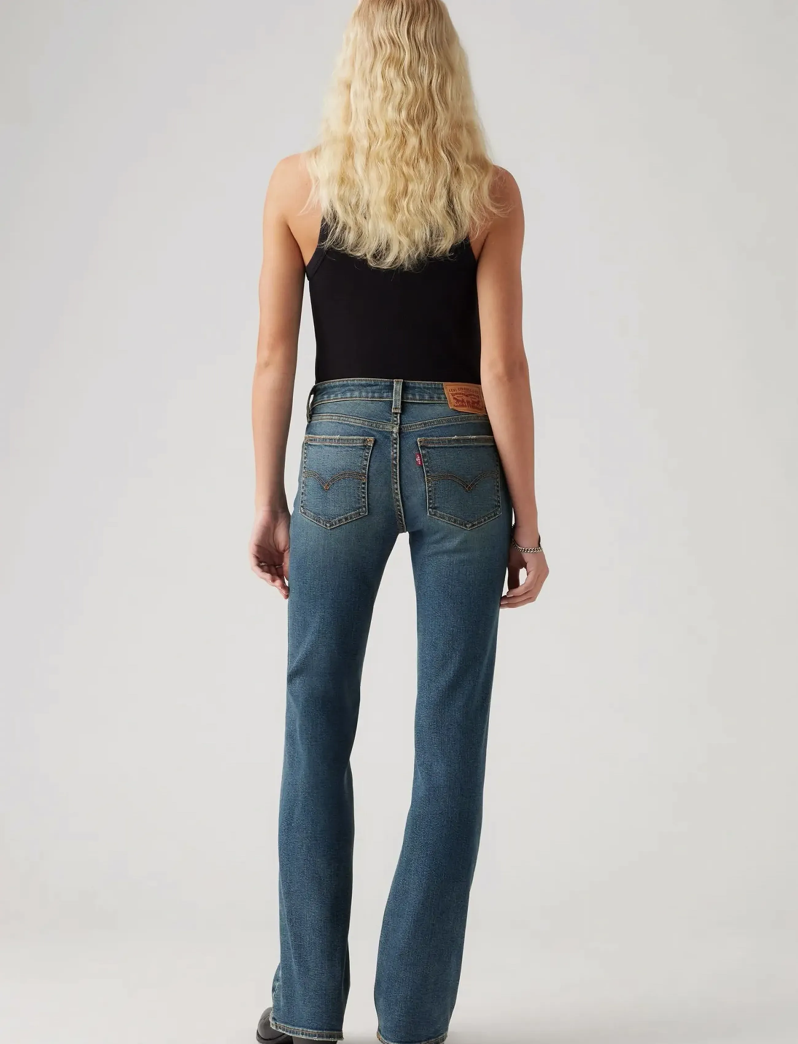 Levi's® - SUPERLOW BOOT SHOW ON THE ROAD - dark indigo - worn in - 4