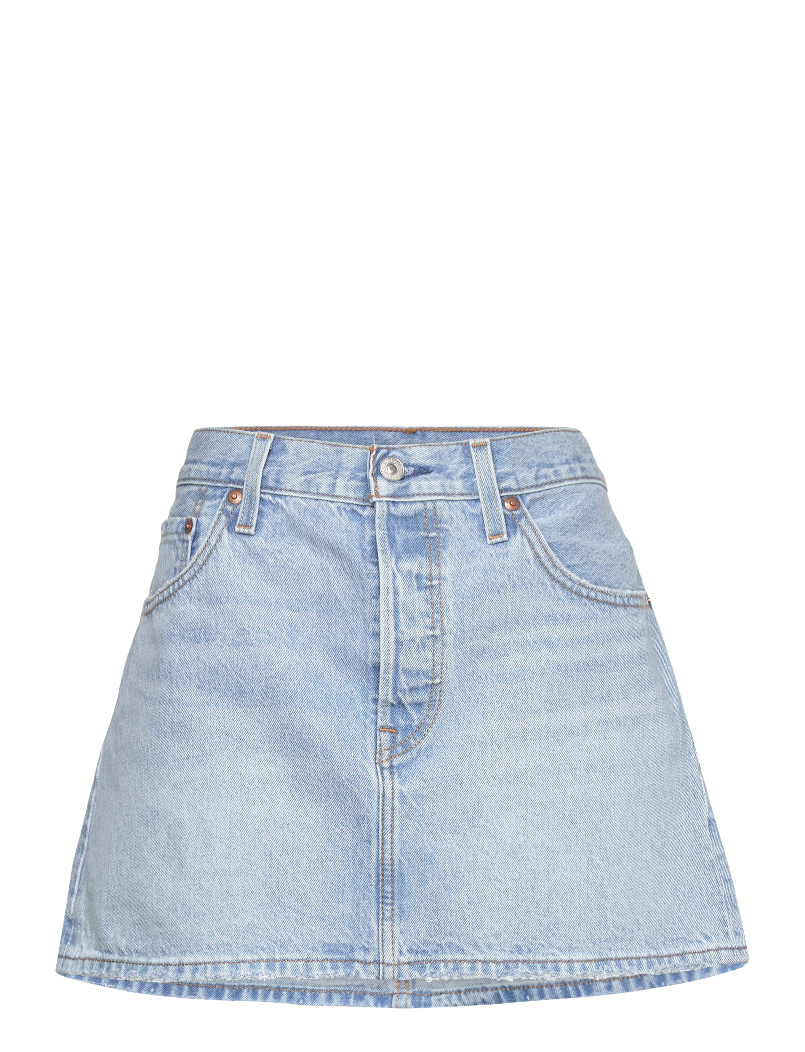 Levi's® - ICON SKIRT FRONT AND CENTER - light indigo - worn in - 1