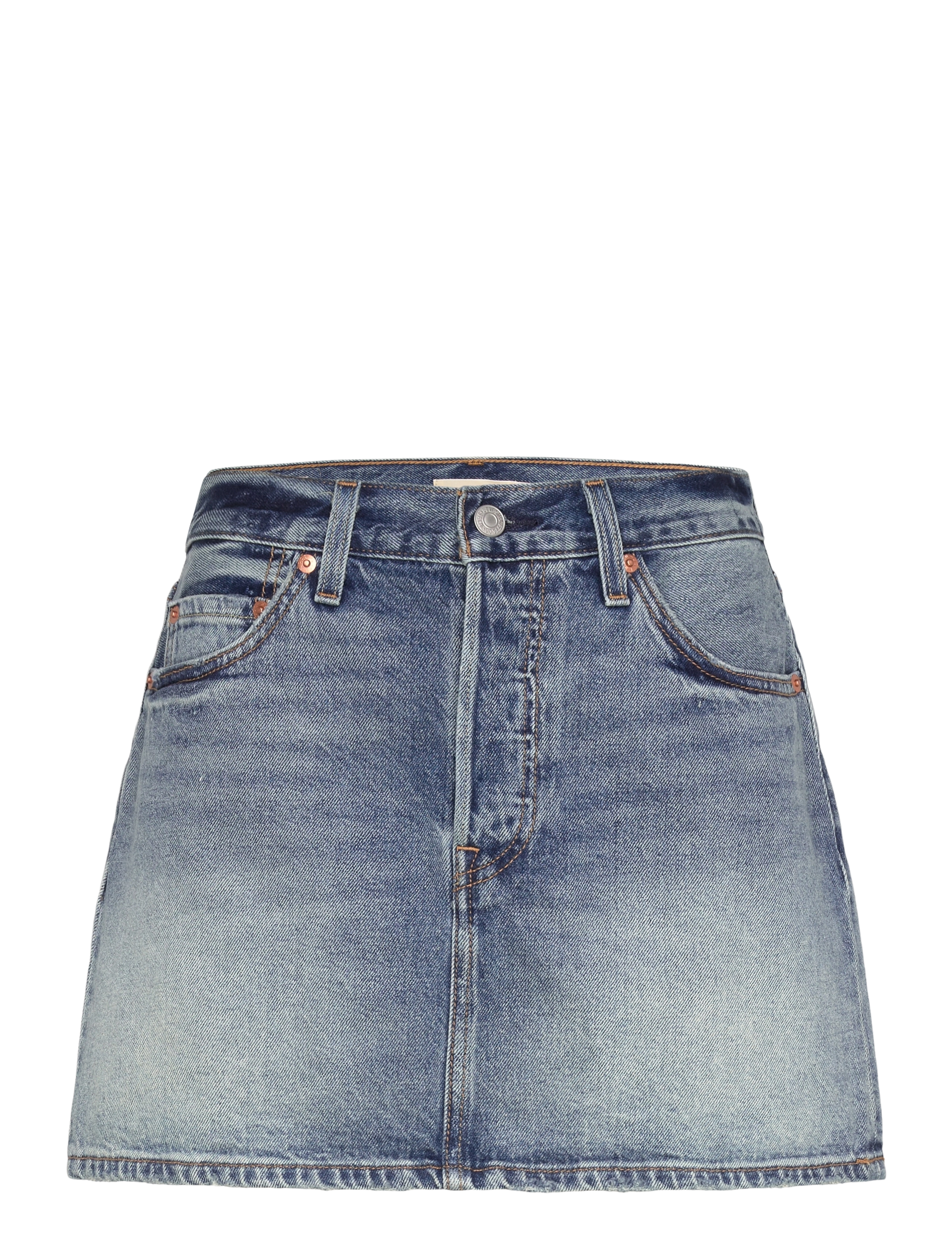 Levi's® - ICON SKIRT RIGHT HERE RIGHT NO - med indigo - worn in - 1