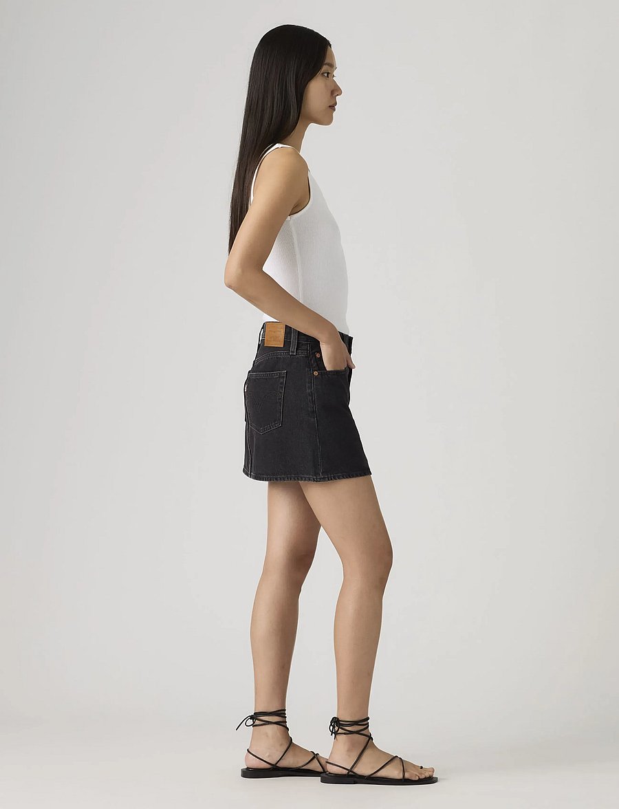 Levi's® - ICON SKIRT ROSIE POSIE - jeansröcke - blacks - 3