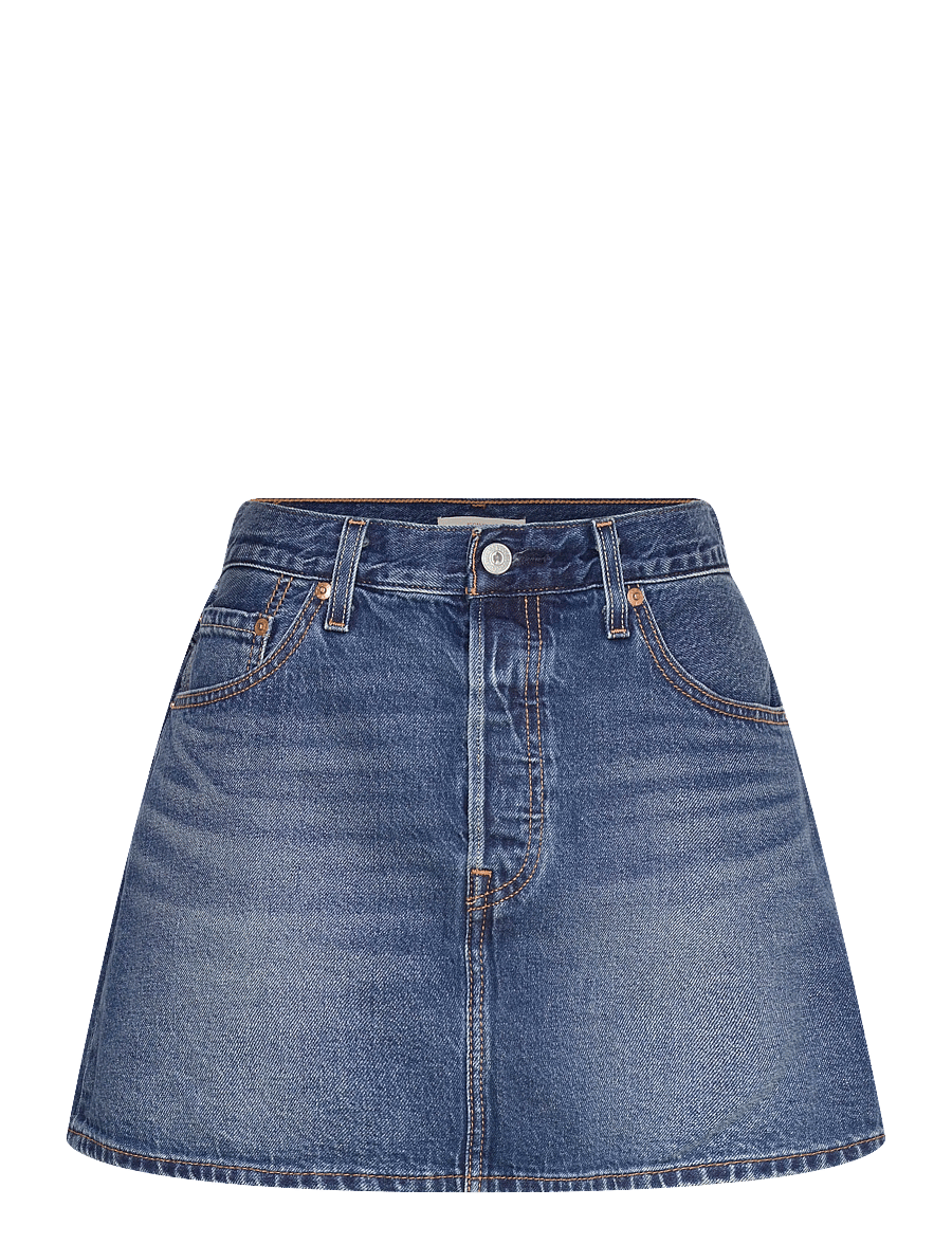 Levi's® - ICON SKIRT PHOENIX RISING SKIR - denim skirts - dark indigo - worn in - 1