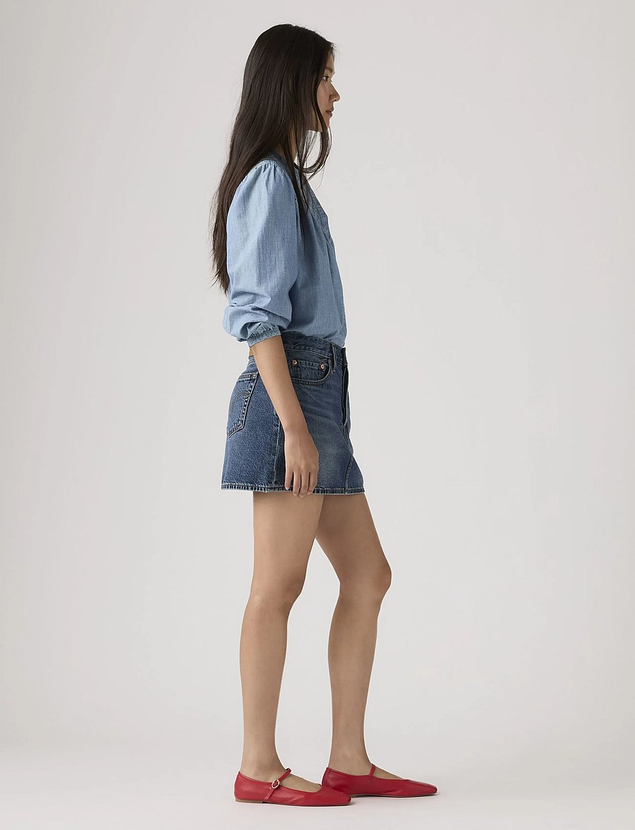 Levi's® - ICON SKIRT PHOENIX RISING SKIR - denim skirts - dark indigo - worn in - 3