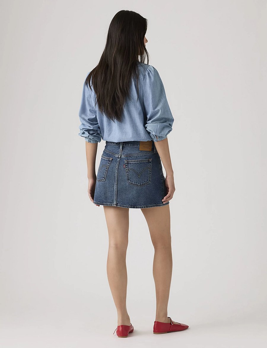 Levi's® - ICON SKIRT PHOENIX RISING SKIR - denim skirts - dark indigo - worn in - 4