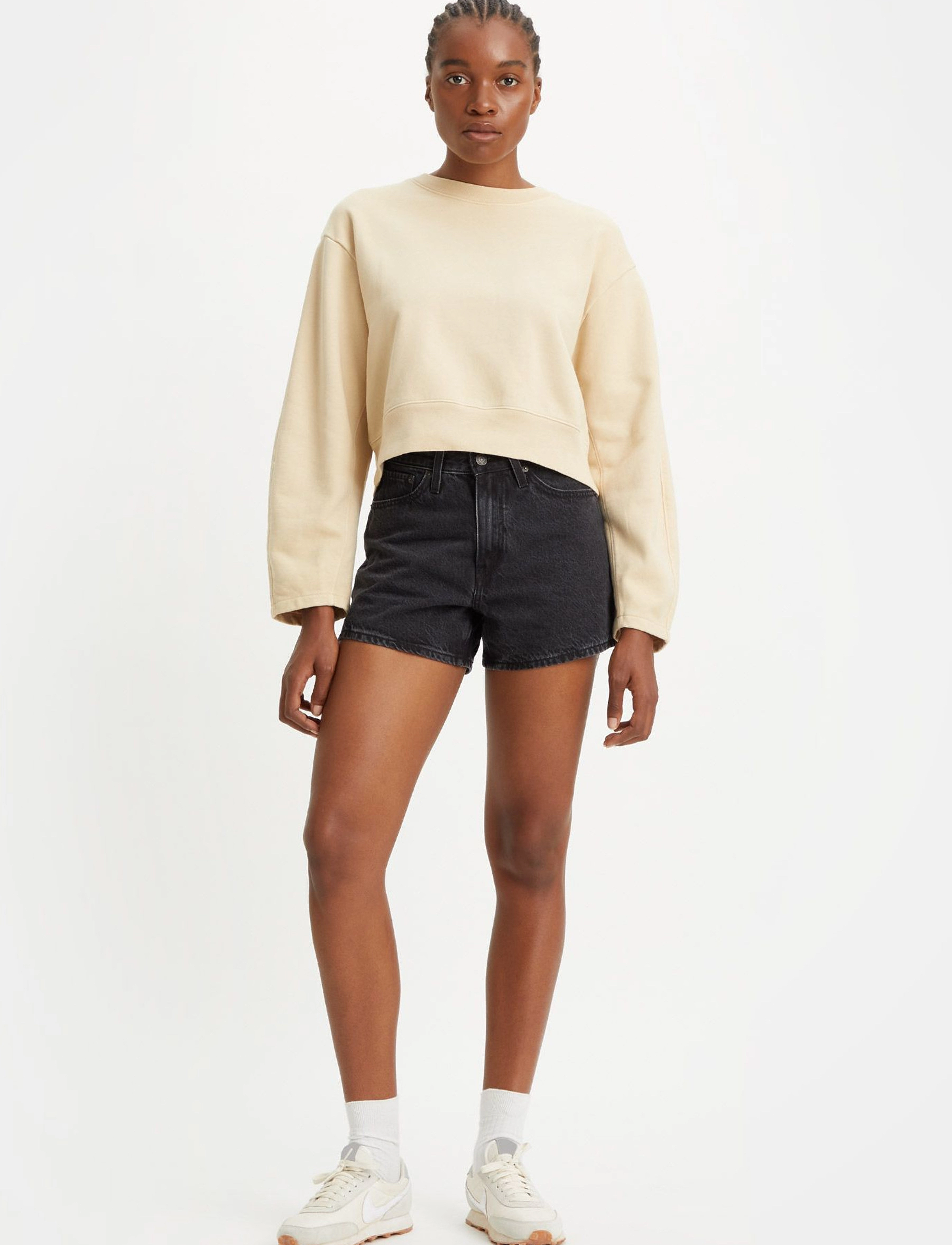 Levi's® - 80S MOM SHORT NOT TO INTERRUPT - jeansshorts - blacks - 3