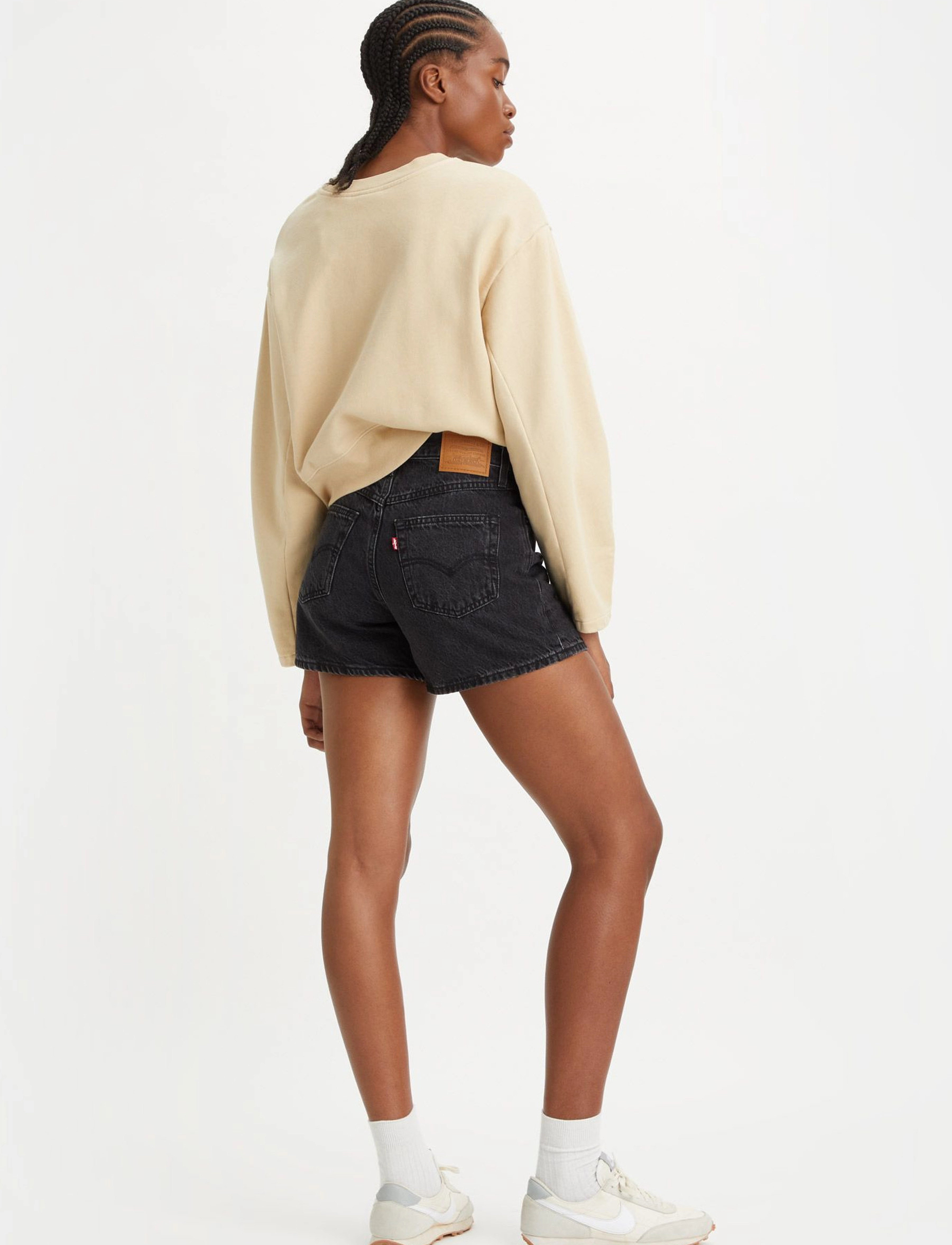 Levi's® - 80S MOM SHORT NOT TO INTERRUPT - jeansshorts - blacks - 4