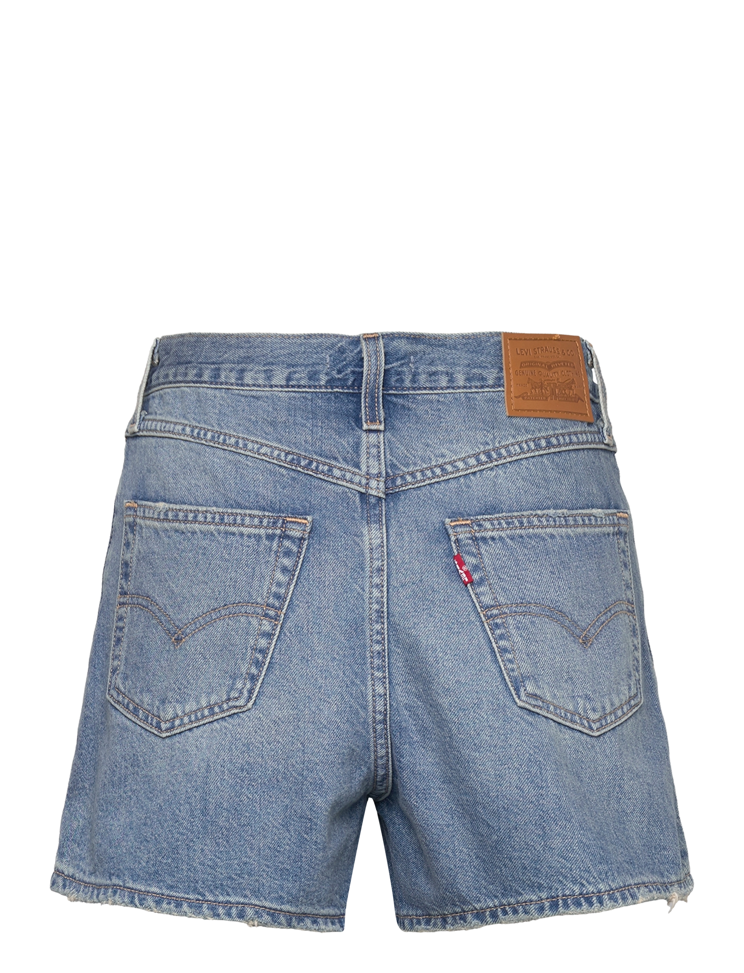 Levi's® - 80S MOM SHORT Z7227 LIGHT INDI - light indigo - worn in - 2