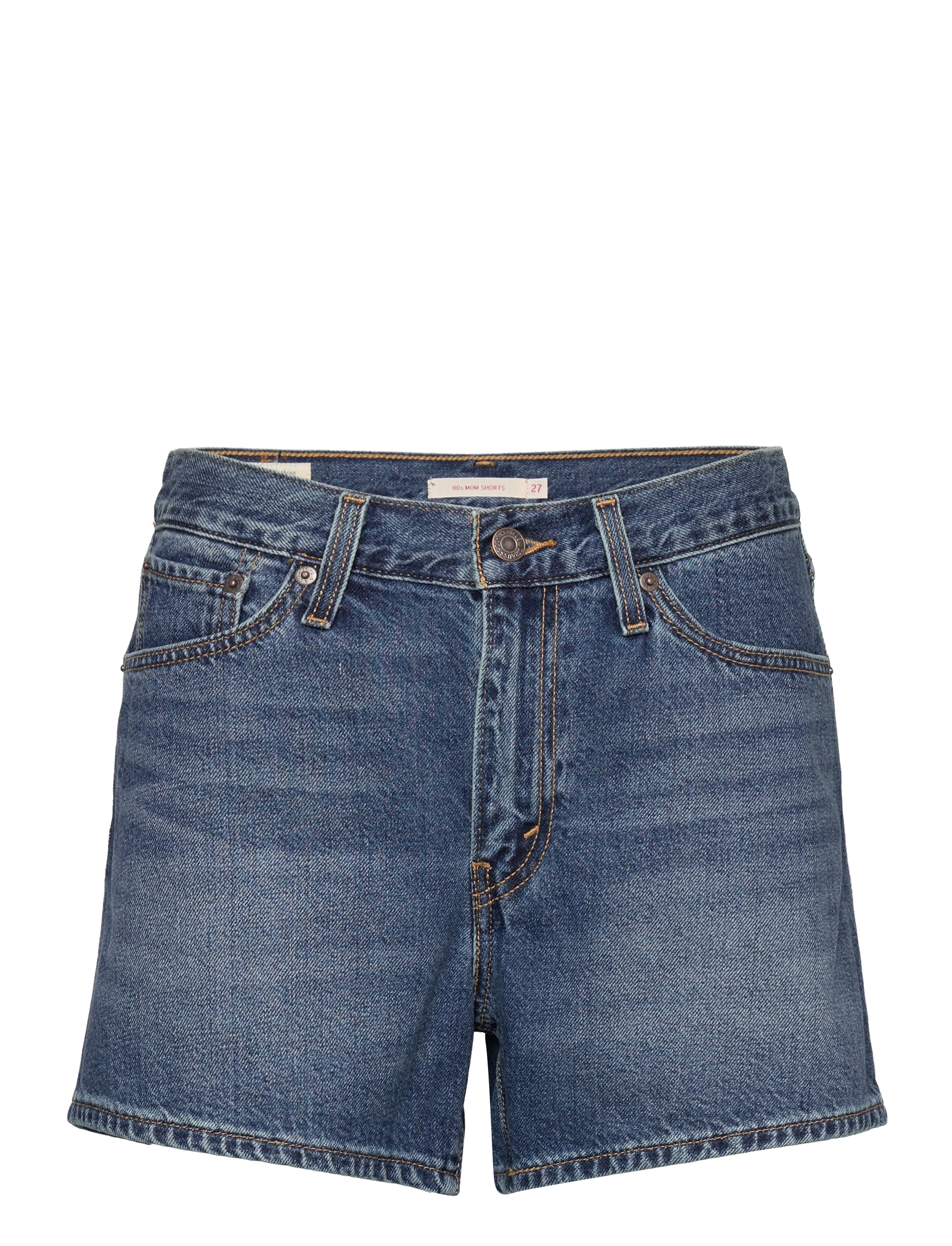 Levi's® - 80S MOM SHORT YOU SURE CAN - med indigo - worn in - 1