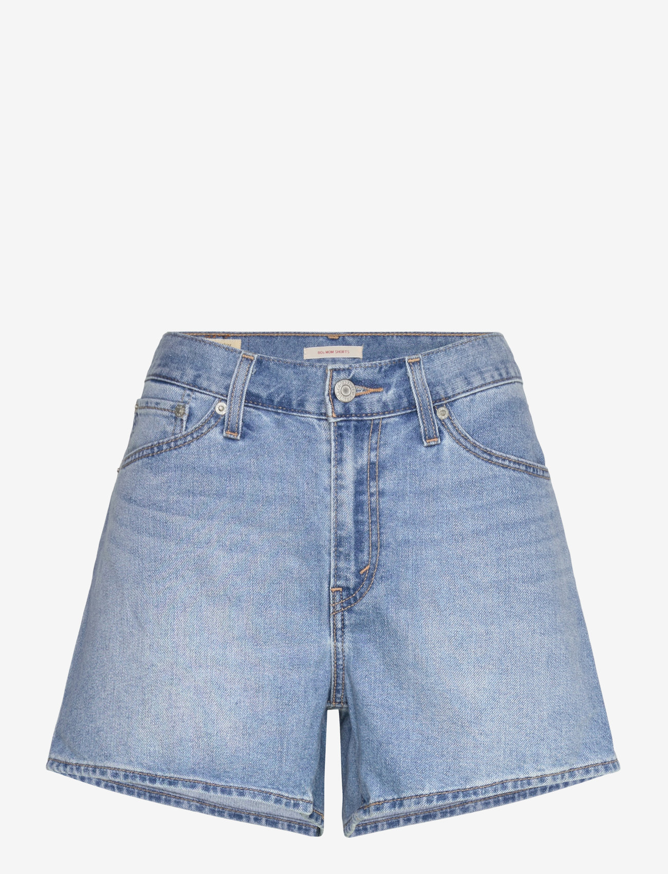 Levi's® - 80S MOM SHORT COOL WISE OWL - jeansshorts - light indigo - worn in - 1