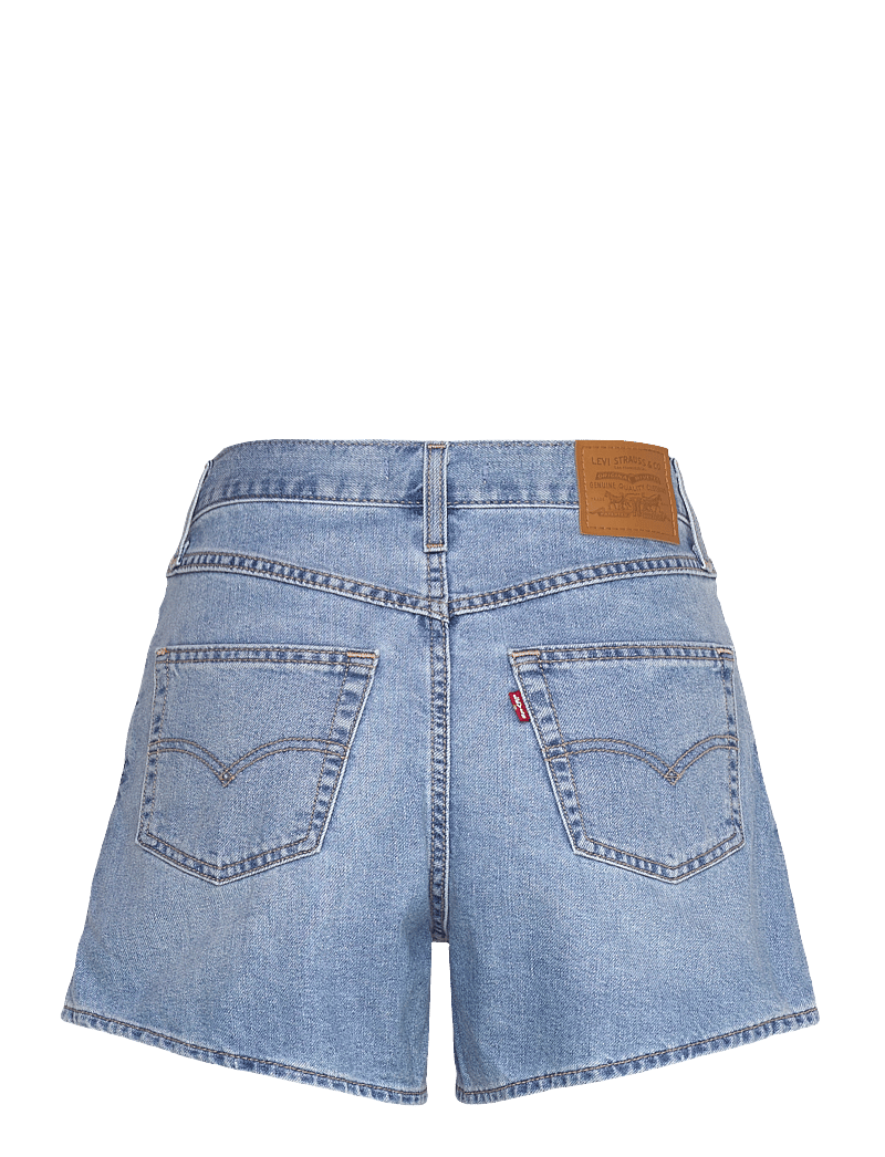 Levi's® - 80S MOM SHORT COOL WISE OWL - jeansshorts - light indigo - worn in - 2