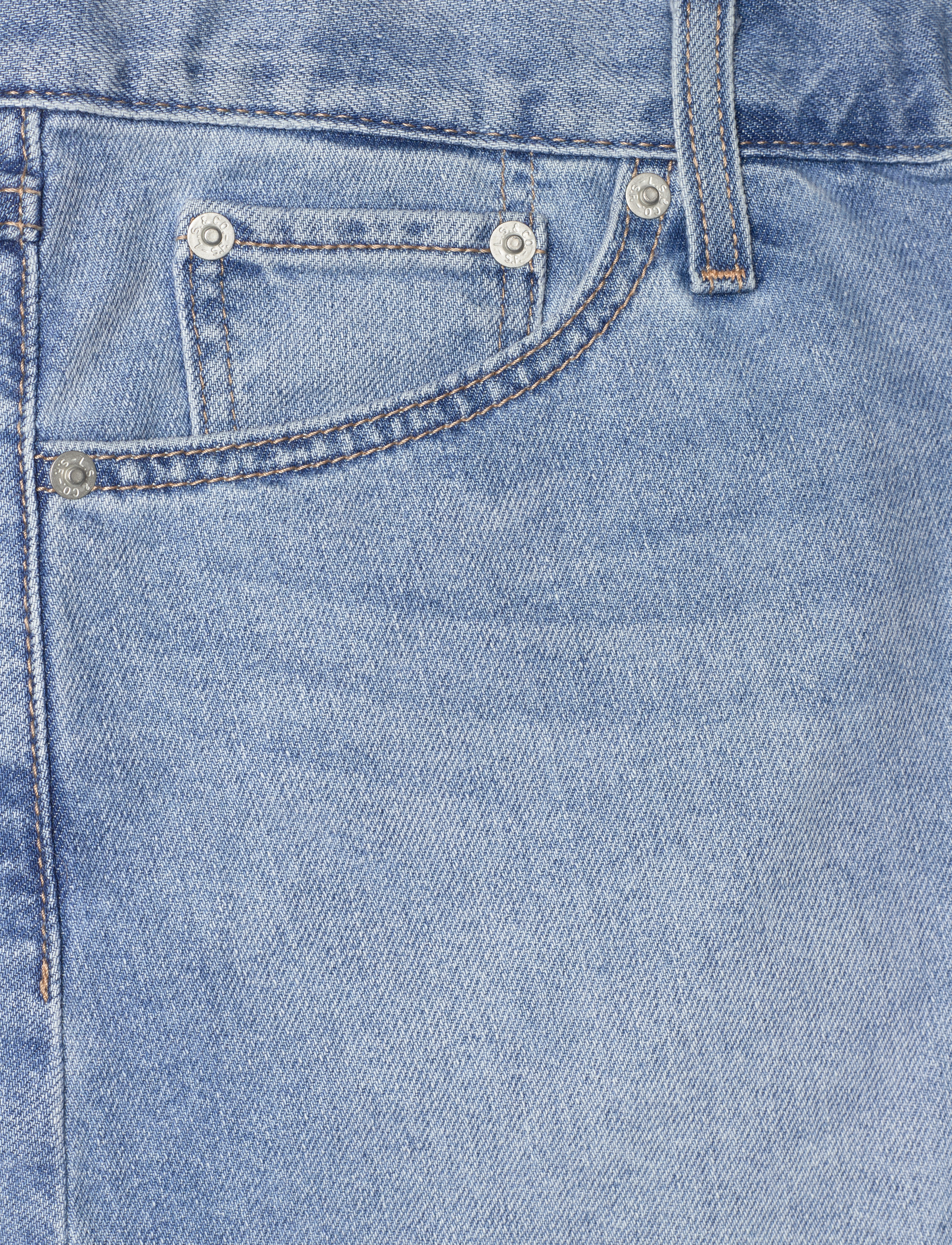 Levi's® - 80S MOM SHORT COOL WISE OWL - light indigo - worn in - 5