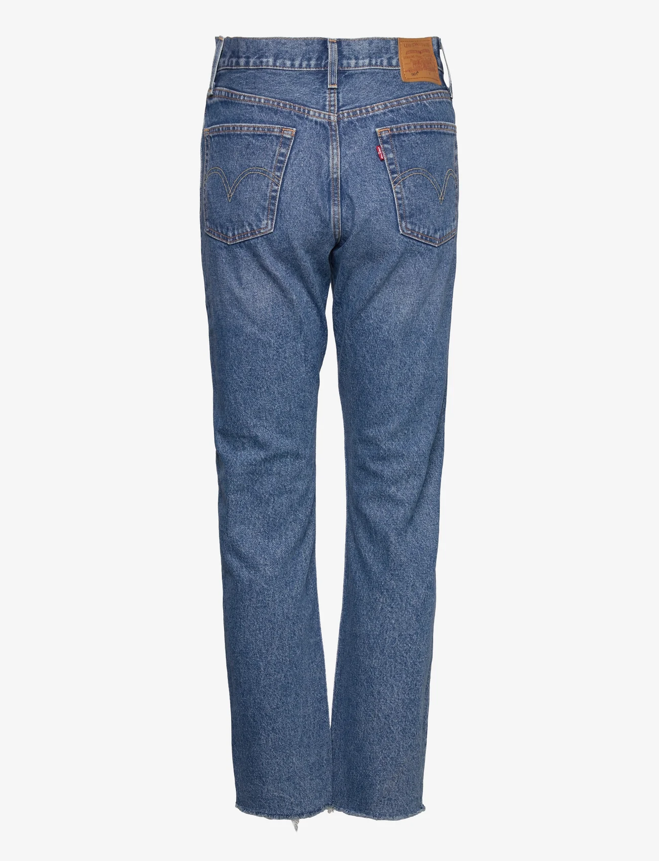 LEVI´S Women - 501 JEANS SPLICED AB855 MEDIUM - suorat farkut - med indigo - worn in - 1