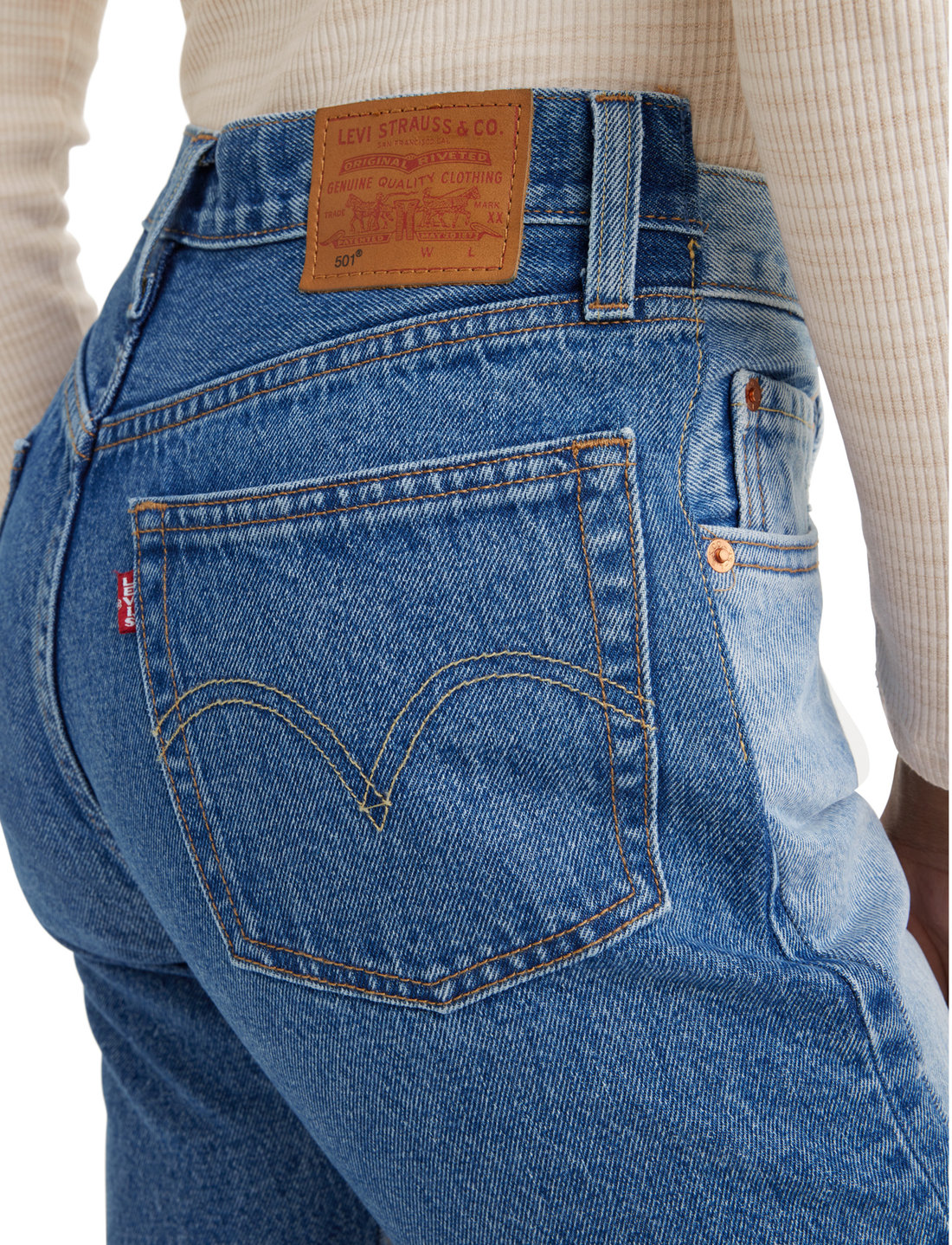 501 JEANS SPLICED AB855 MEDIUM