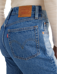 LEVI´S Women - 501 JEANS SPLICED AB855 MEDIUM - raka jeans - med indigo - worn in - 6