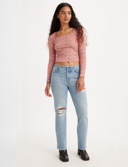 LEVI´S Women - 501 JEANS MINI WAIST Z8081 LIG - raka jeans - light indigo - worn in - 5