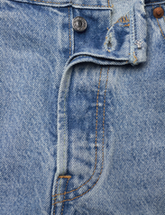 LEVI´S Women - 501 JEANS MINI WAIST Z8081 LIG - džinsa bikses ar taisnām starām - light indigo - worn in - 8
