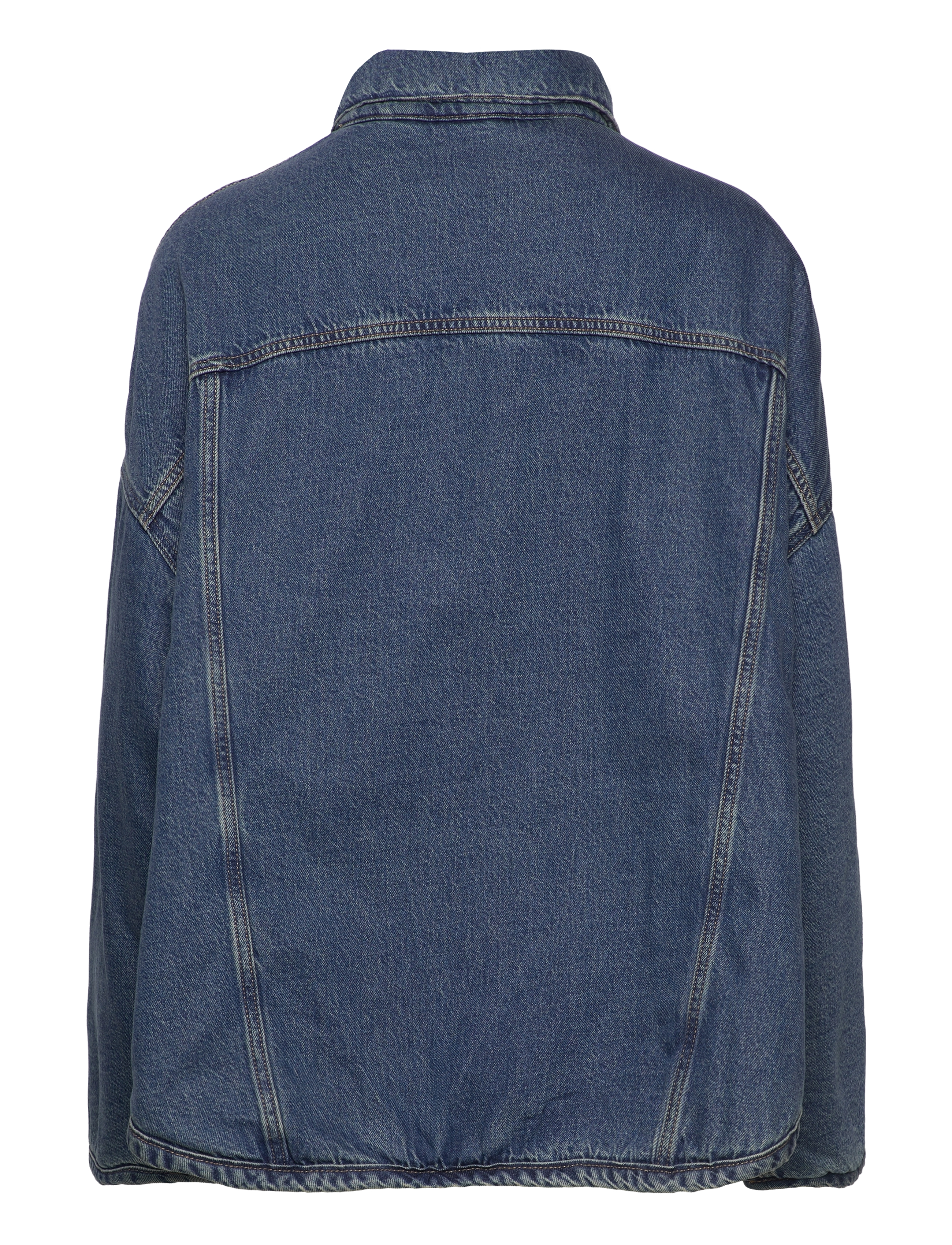 LEVI´S Women - FLY TRUCKER Z7904 MEDIUM INDIG - med indigo - worn in - 1