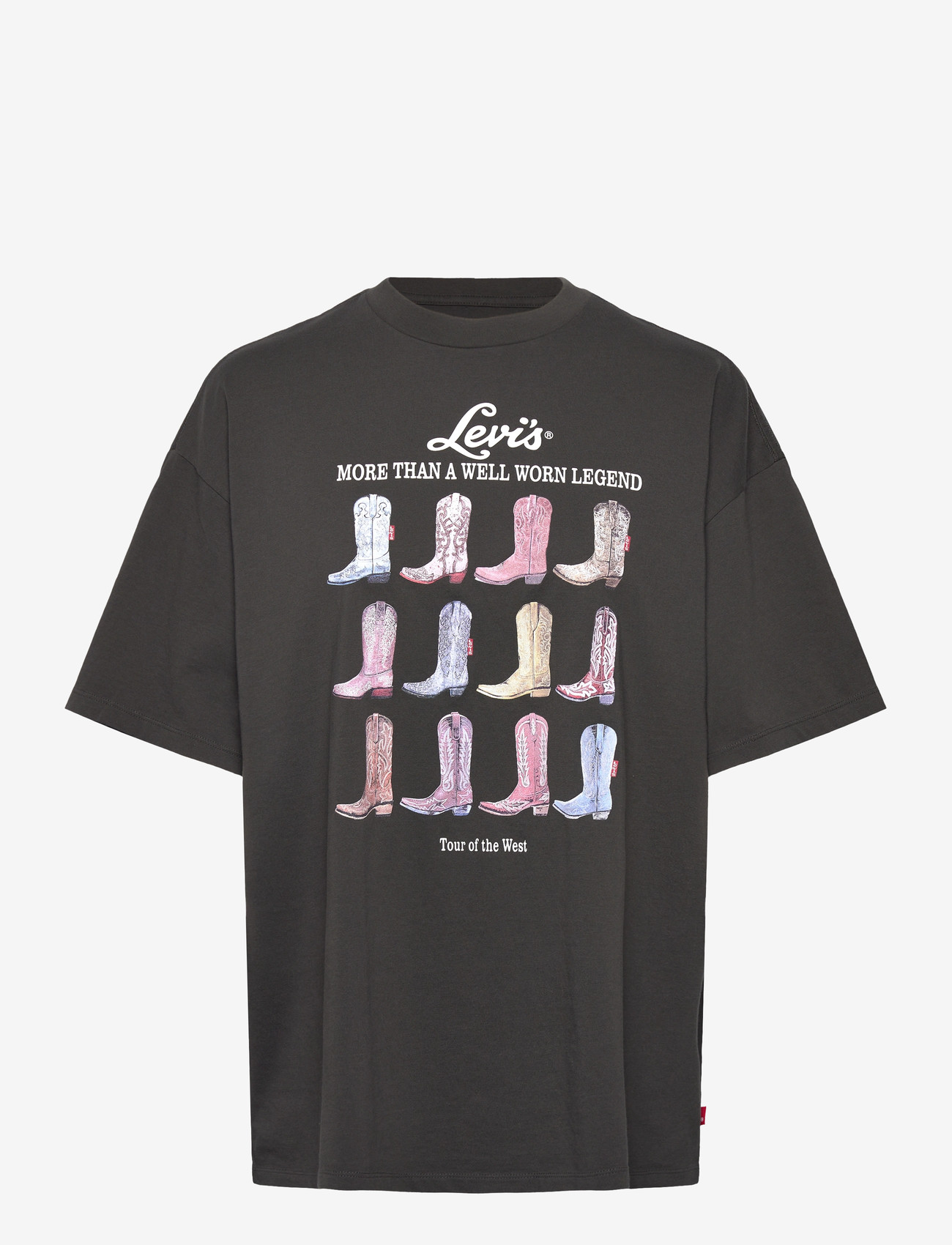 Levi's® - GRAPHIC SHORT STACK TEE TEE AL - t-shirts - blacks - 1