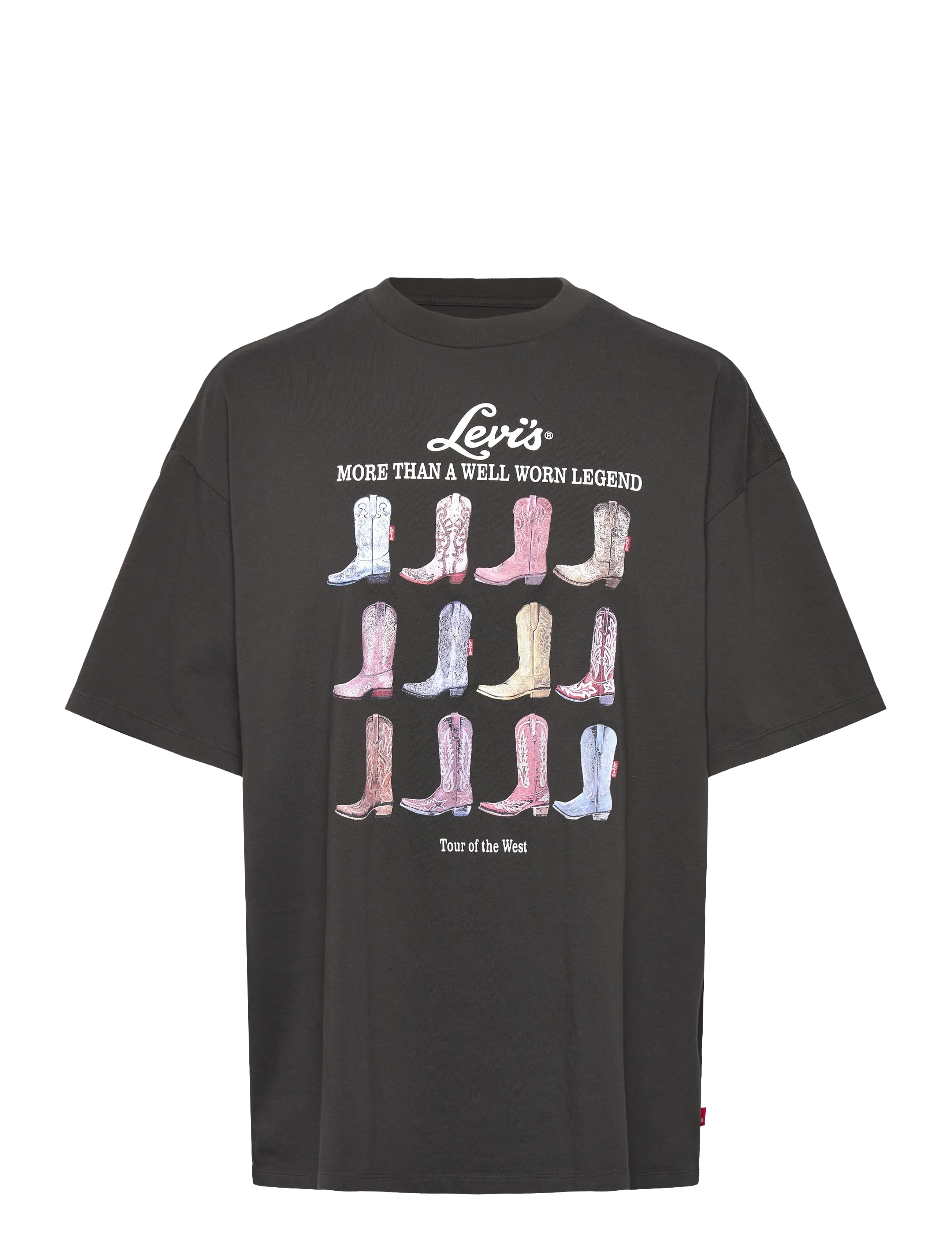 GRAPHIC SHORT STACK TEE TEE AL - BLACKS