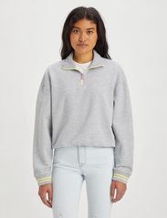 LEVI´S Women - GRAPHIC RUE 1/4 ZIP CREW CREW - sweatshirts & hættetrøjer - greys - 4
