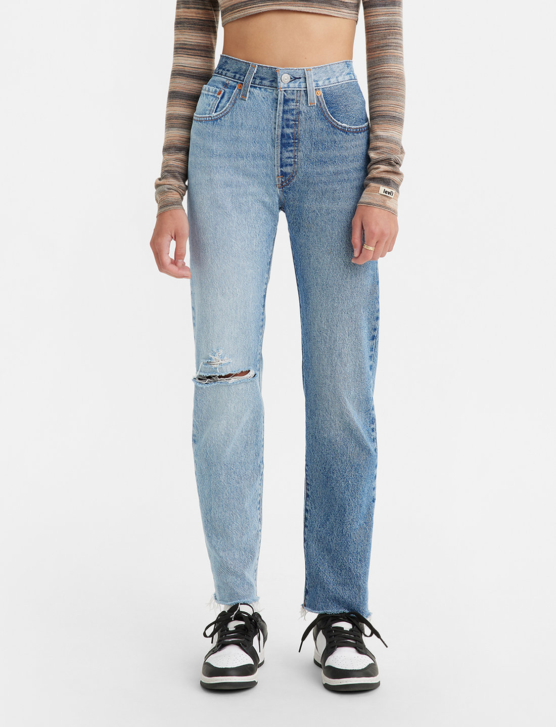 Two tone jeans womens deals