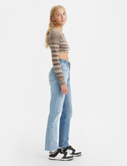 LEVI´S Women - 501 JEANS TWO TONE AB844 INDIG - raka jeans - med indigo - worn in - 3