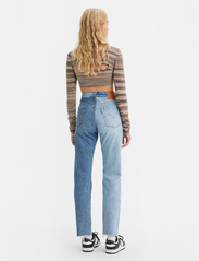 LEVI´S Women - 501 JEANS TWO TONE AB844 INDIG - raka jeans - med indigo - worn in - 4