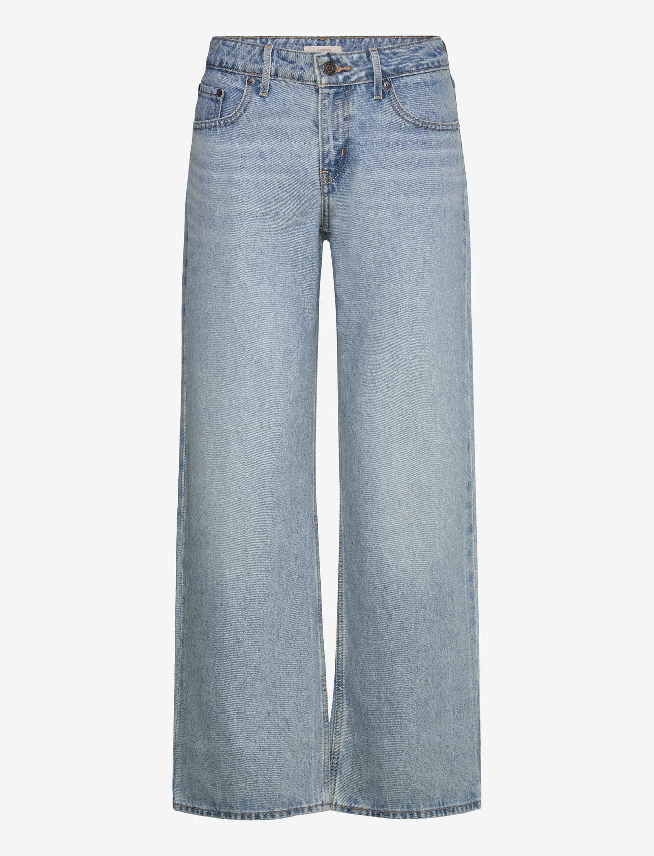 Levi's® - LOW LOOSE BLASTED STONE CLEAN - hosen mit weitem bein - light indigo - worn in - 1