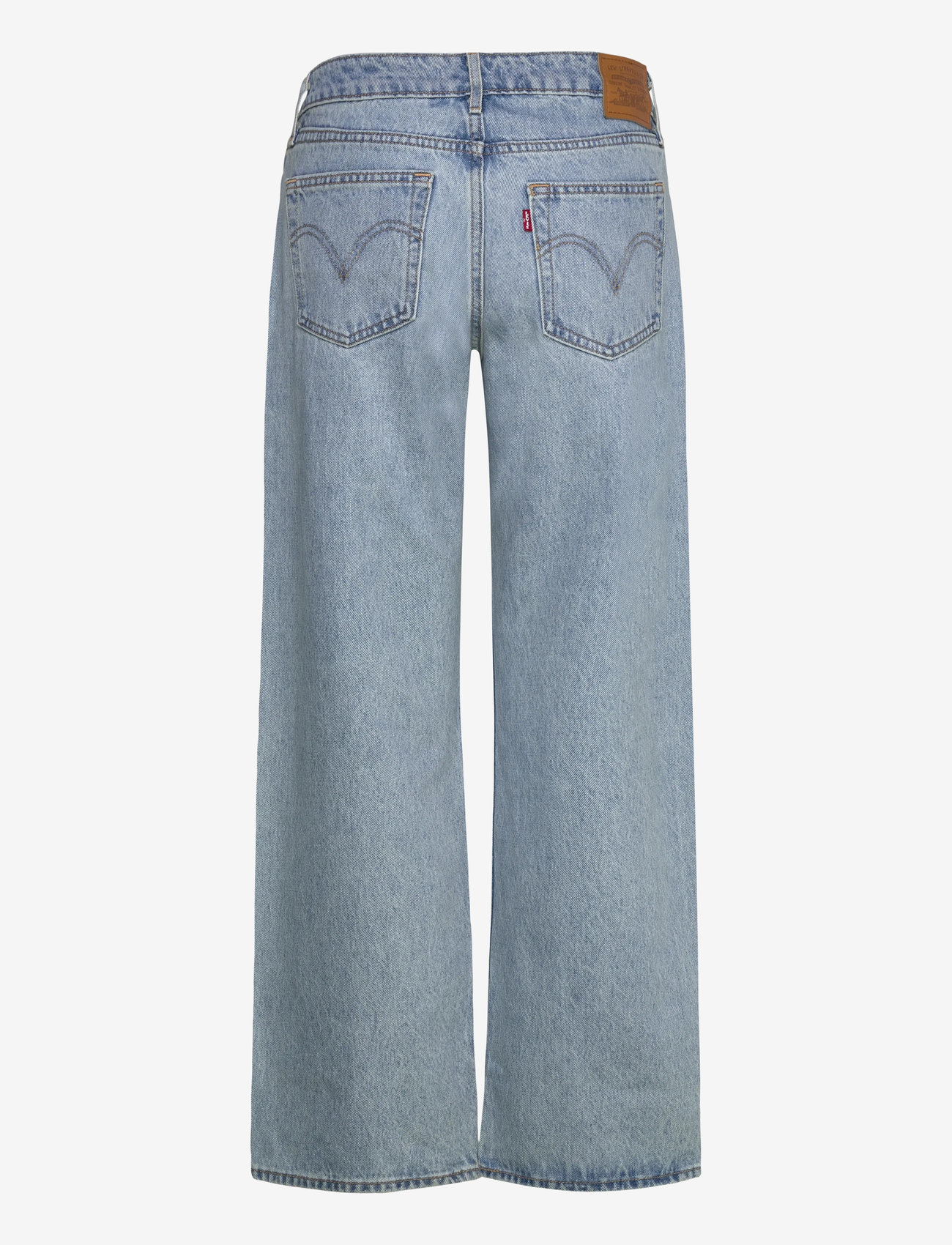 Levi's® - LOW LOOSE BLASTED STONE CLEAN - hosen mit weitem bein - light indigo - worn in - 2
