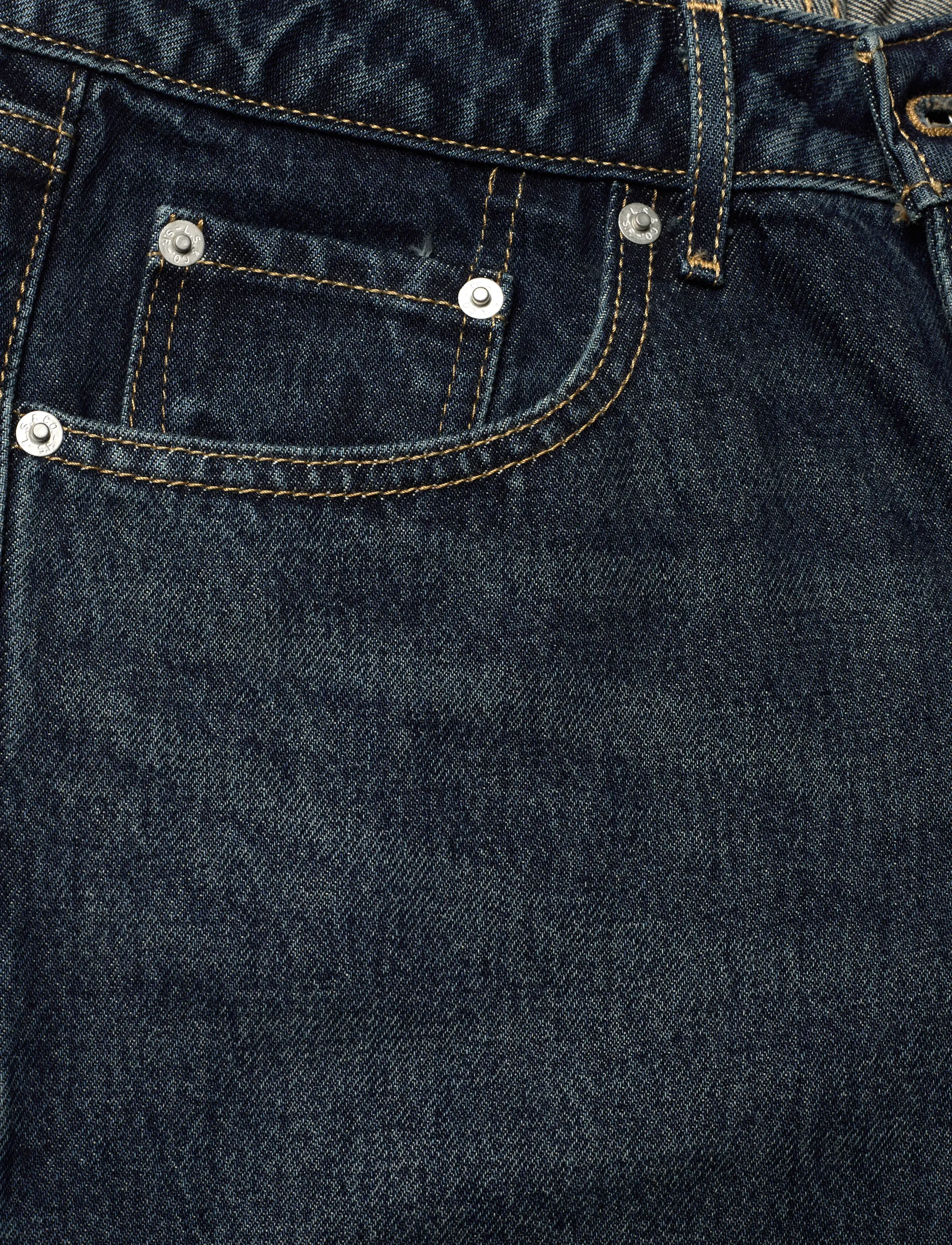 Levi's® - LOW LOOSE TOMORROW MORNING - brede jeans - dark indigo - worn in - 5