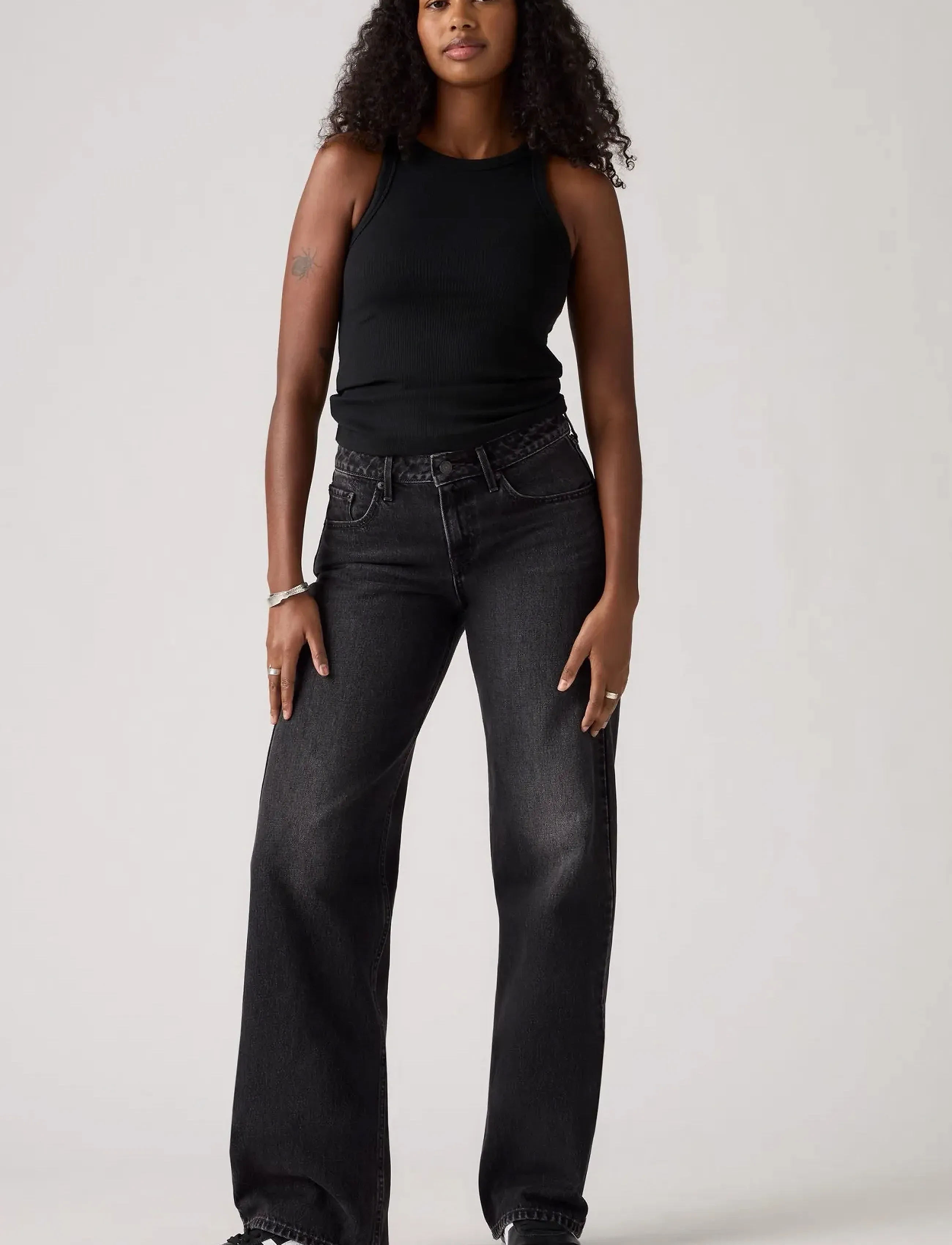 Levi's® LOW LOOSE TECH STORM - Jeans - BLACKS / black
