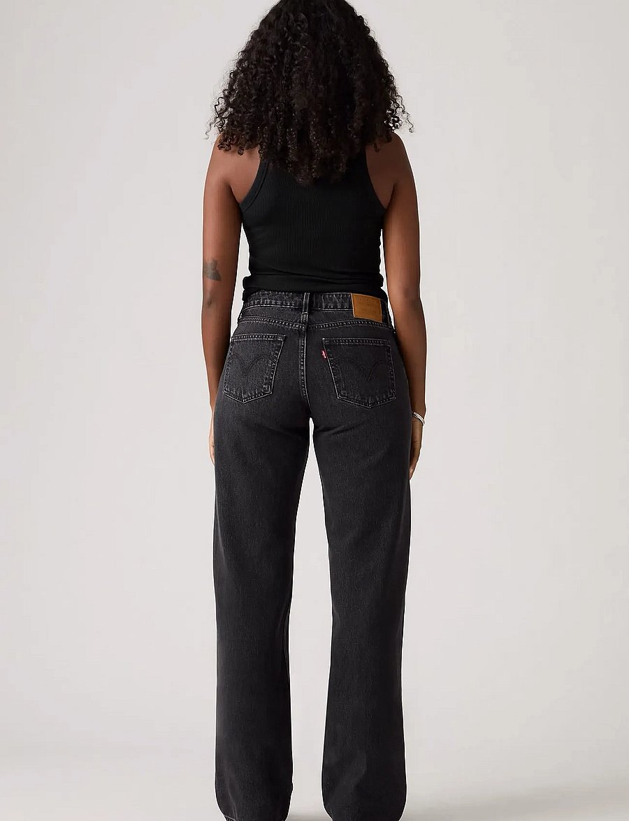 Levi's® - LOW LOOSE TECH STORM - hosen mit weitem bein - blacks - 4
