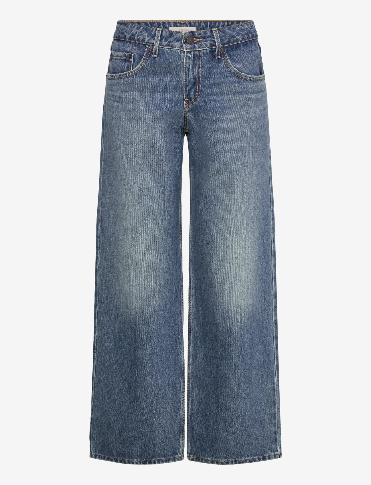 Levi's® - LOW LOOSE RESCUED CITY - med indigo - worn in - 1