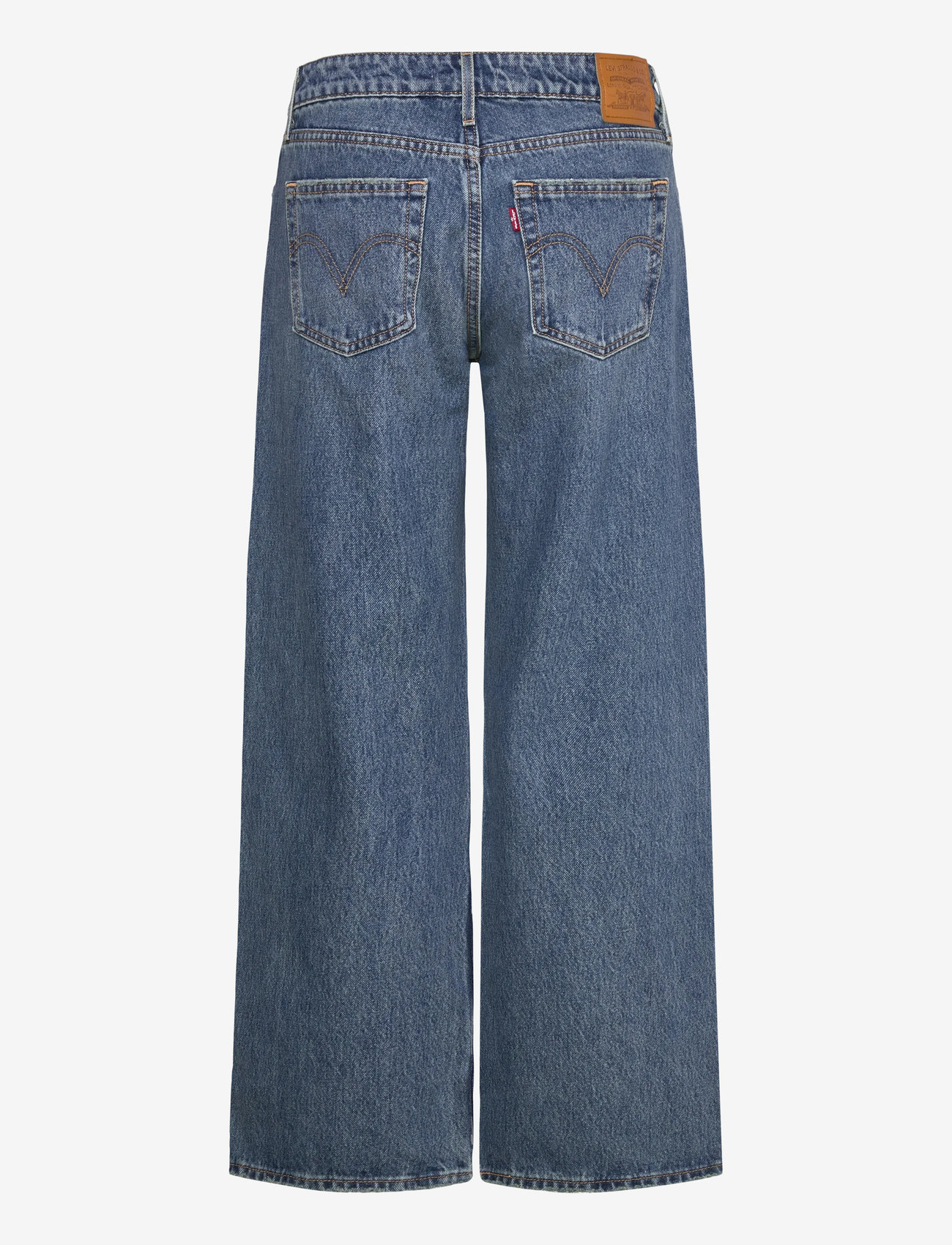 Levi's® - LOW LOOSE RESCUED CITY - med indigo - worn in - 2