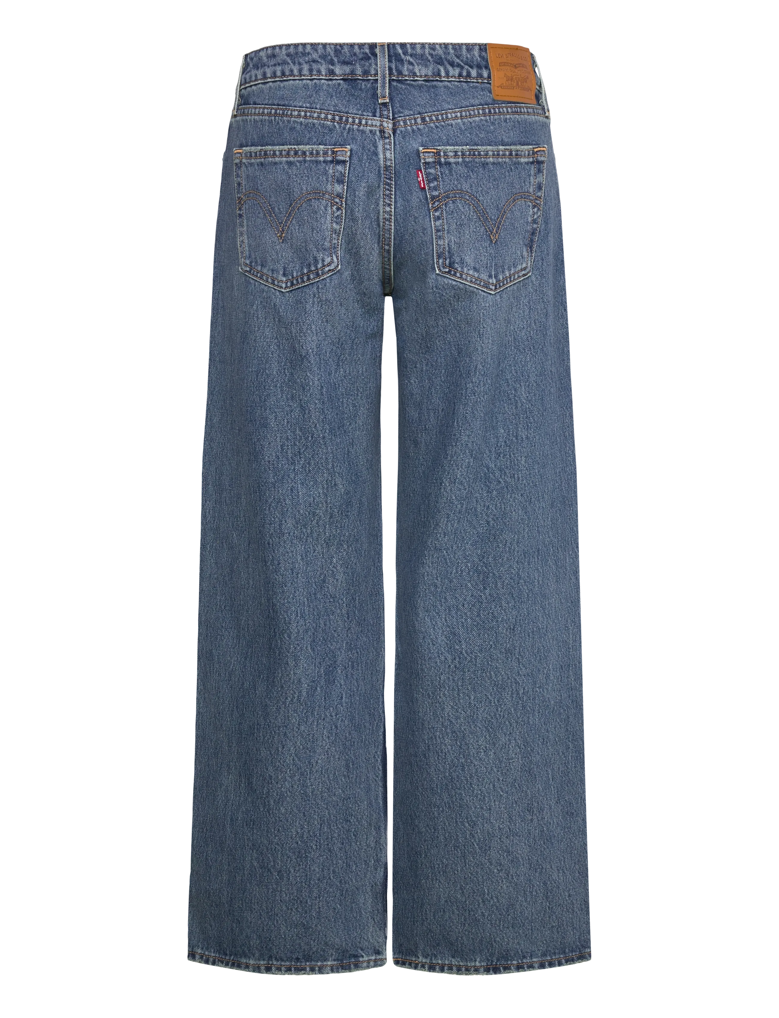 Levi's® - LOW LOOSE RESCUED CITY - med indigo - worn in - 2