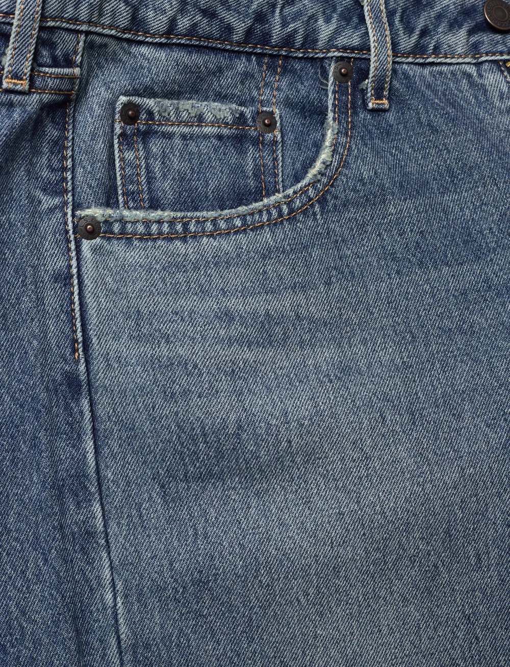 Levi's® - LOW LOOSE RESCUED CITY - vida jeans - med indigo - worn in - 5