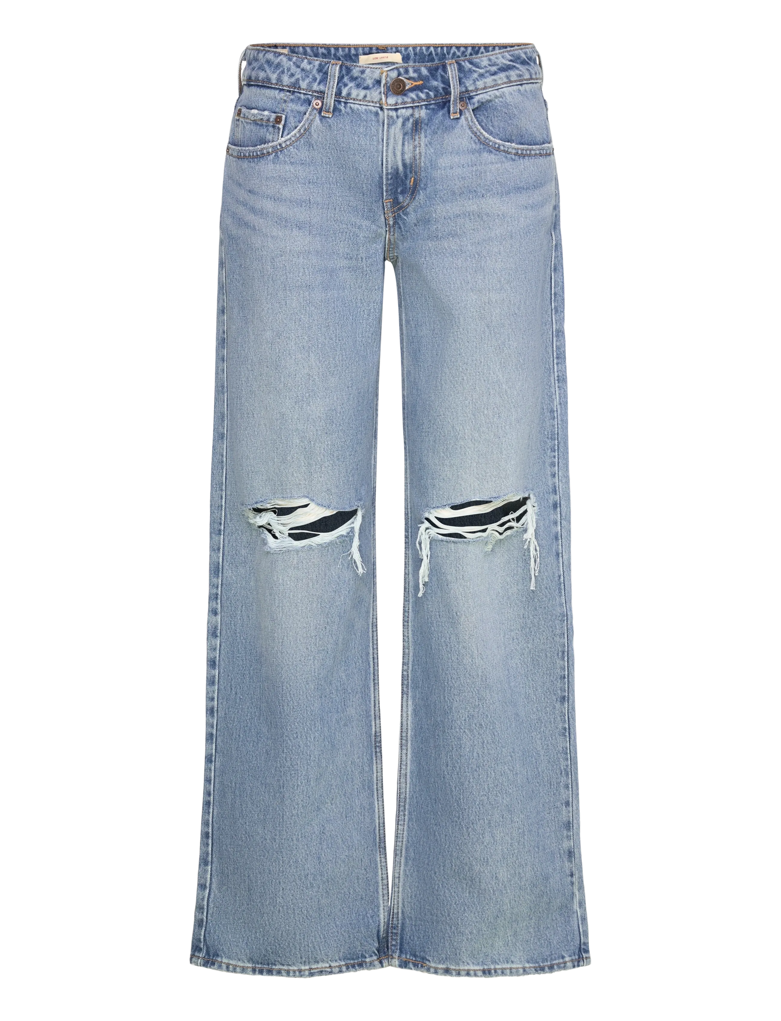 LOW LOOSE SHAKEY GROUND - MED INDIGO - WORN IN