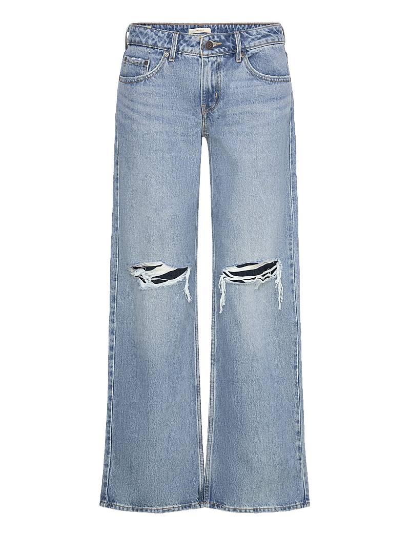 Levi's® - LOW LOOSE SHAKEY GROUND - laia säärega teksad - med indigo - worn in - 0