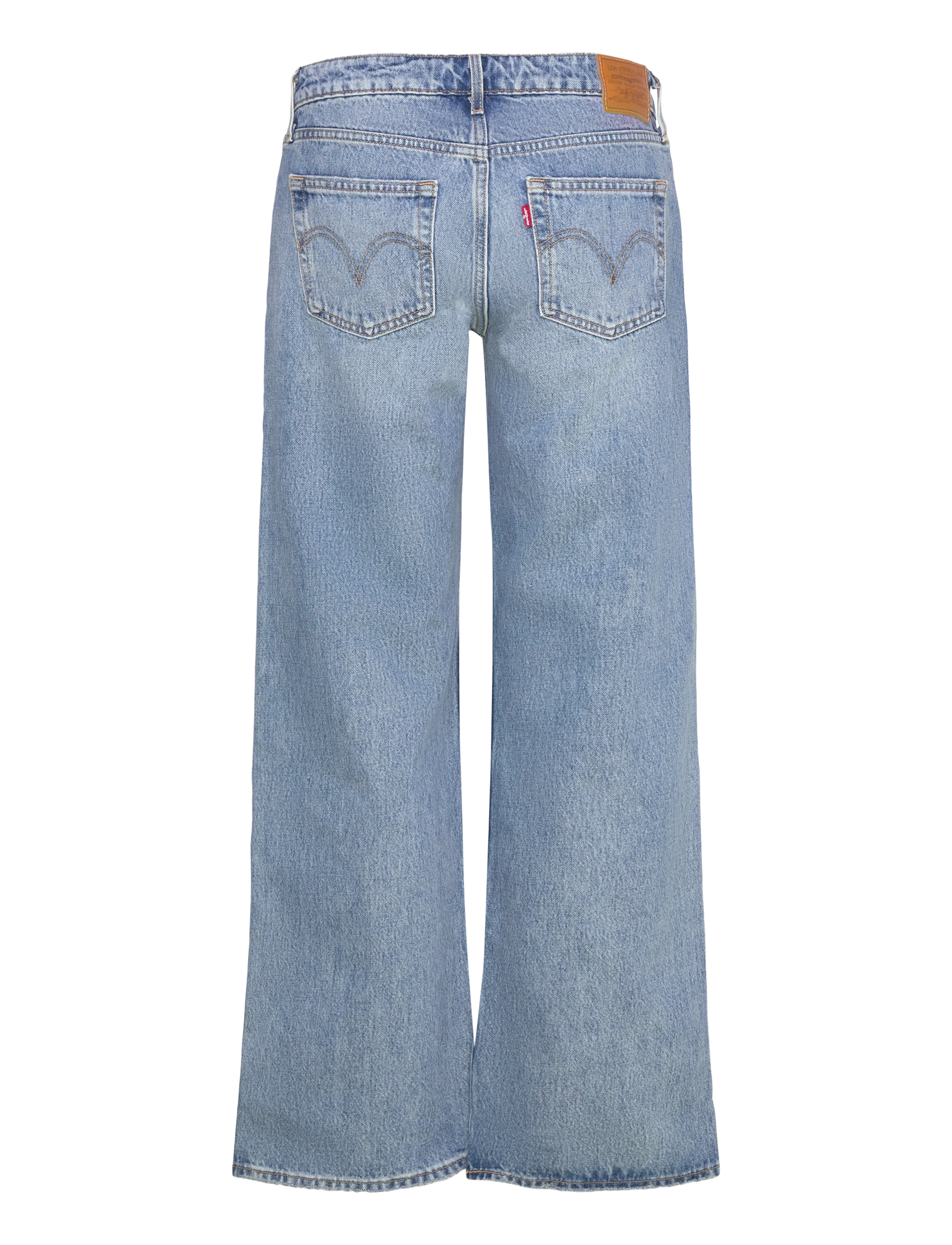 Levi's® - LOW LOOSE SHAKEY GROUND - vida jeans - med indigo - worn in - 2